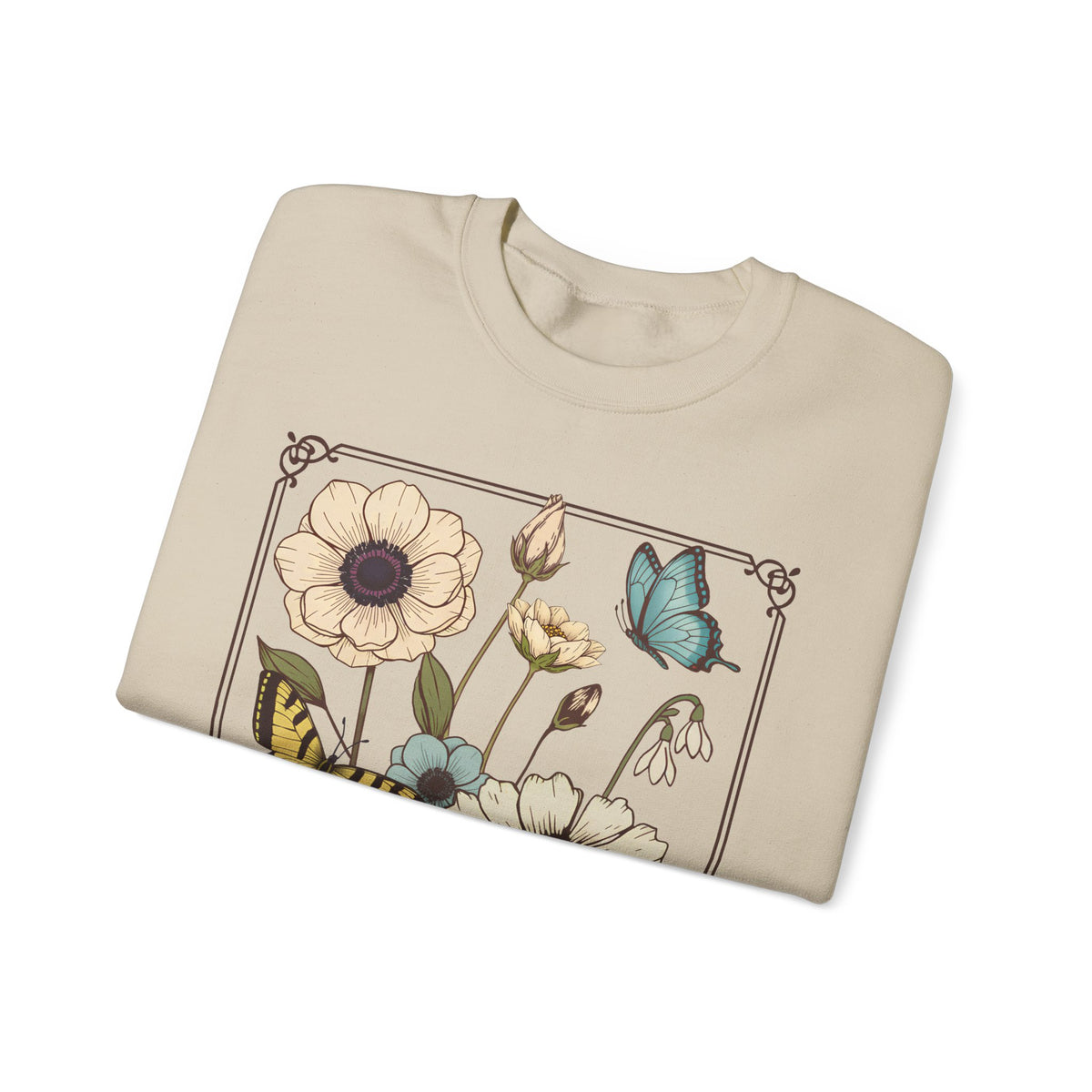 Floral Collage Sweatshirt - Monster Digital