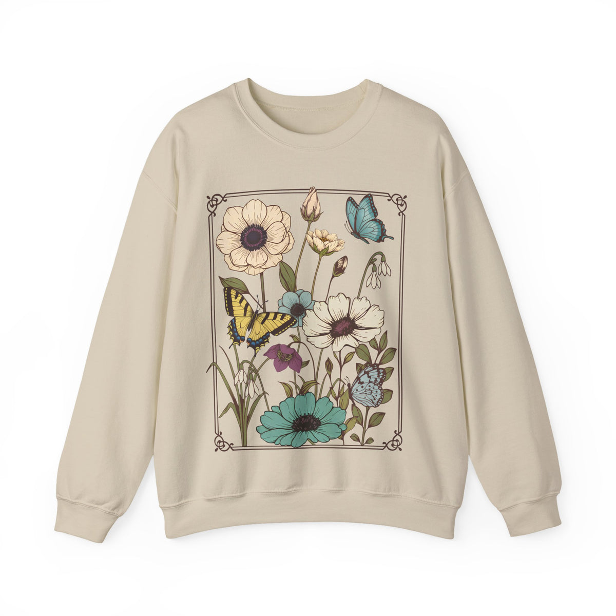 Floral Collage Sweatshirt - Monster Digital