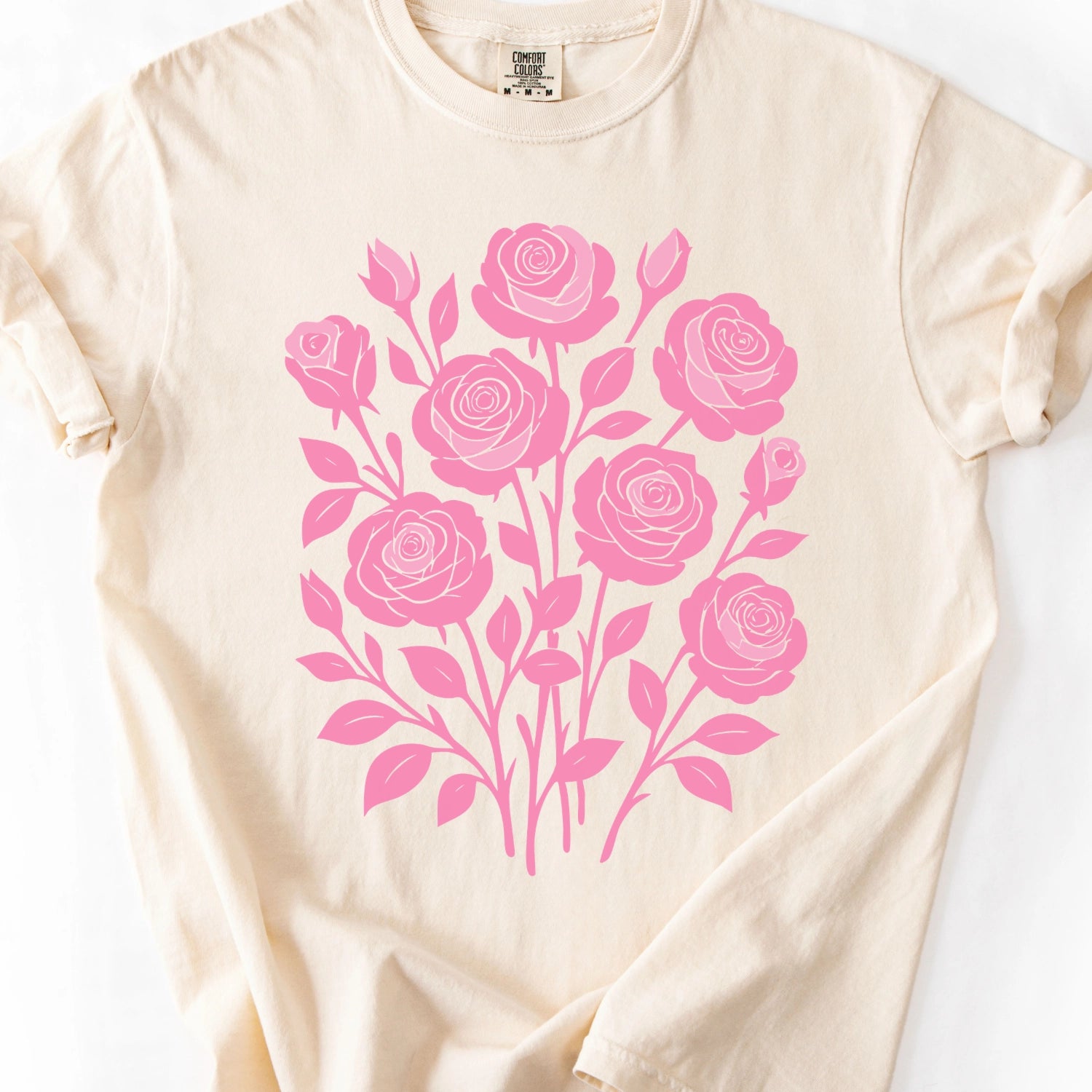Rose Stencil T-Shirt