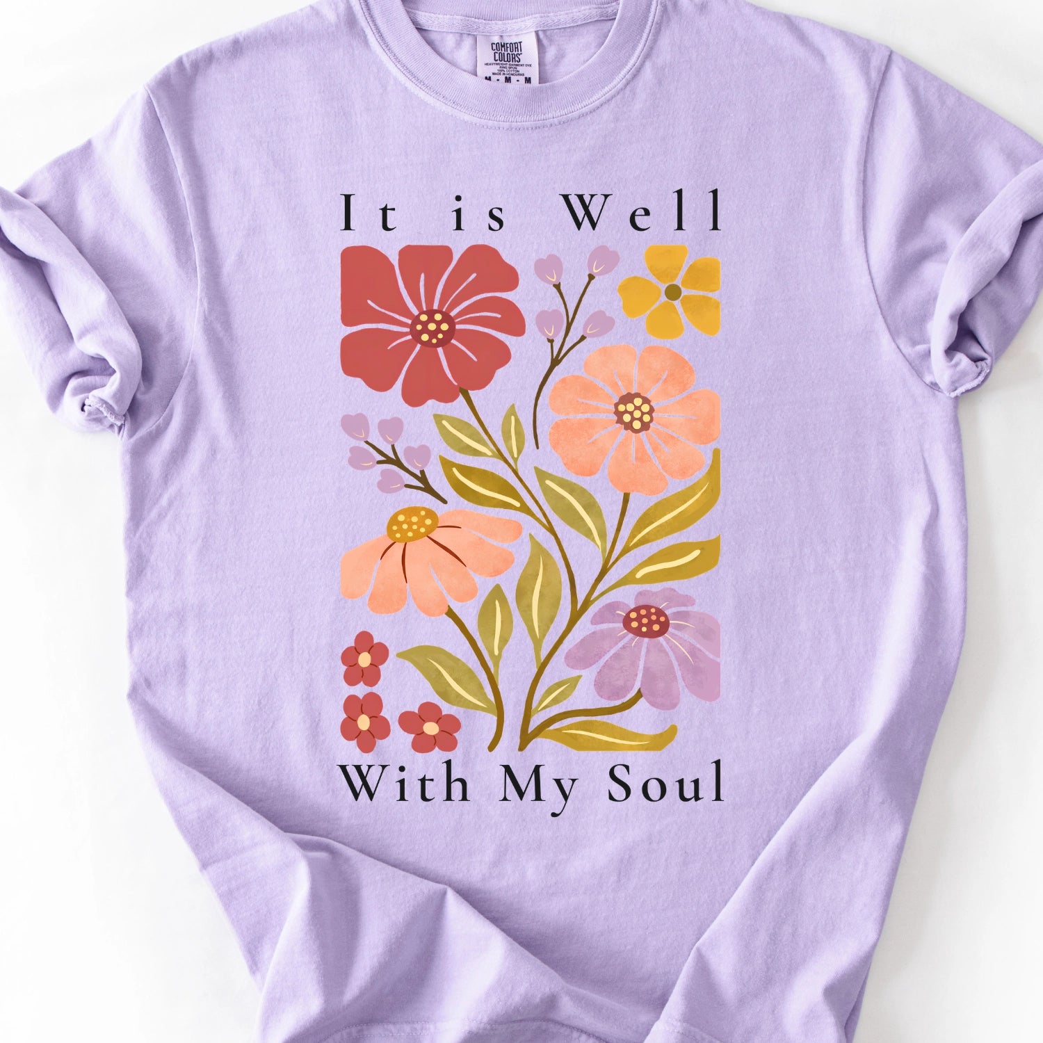 Inspirational Floral T-shirt