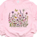 Wildflowers Illustration Sweatshirt