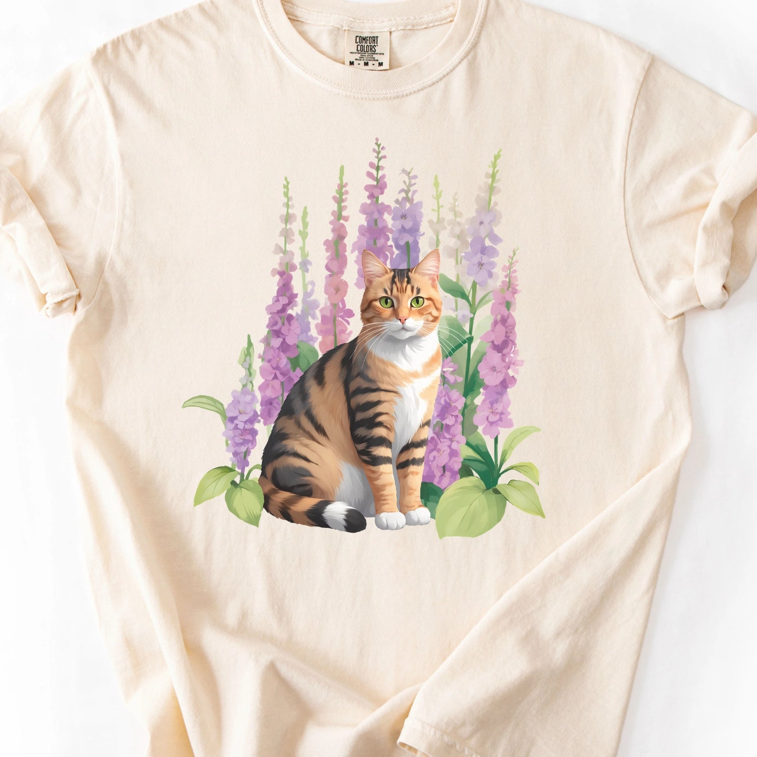 Floral Cat T-Shirt