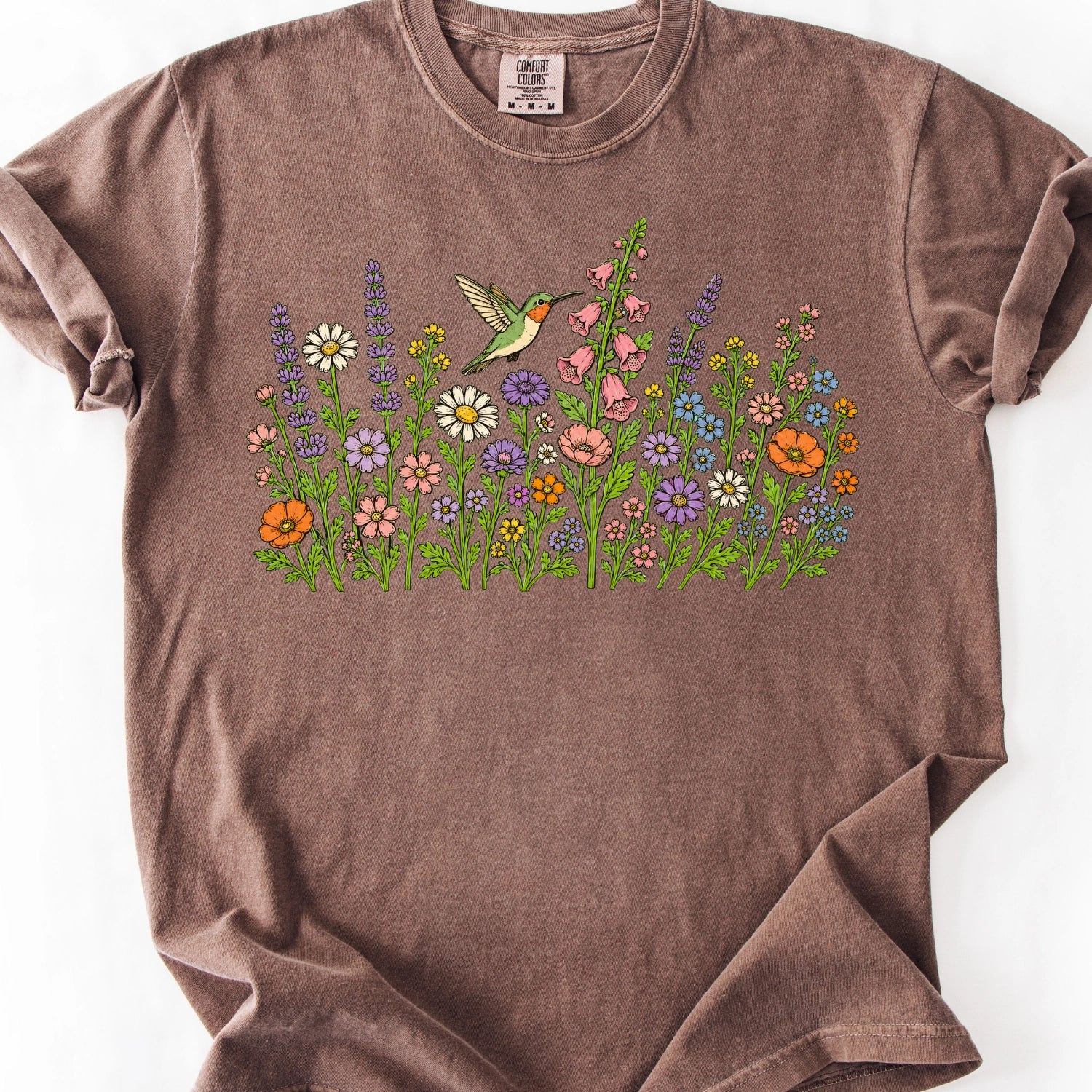 Hummingbirds & Flowers T-Shirt