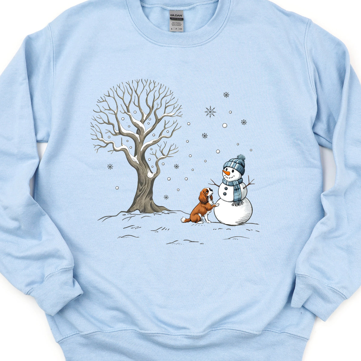 Dog & Snowman Sweatshirt
