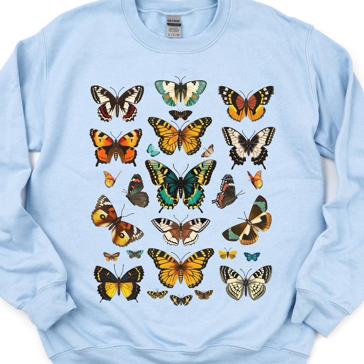 Botanic Butterfly Collage Sweatshirt