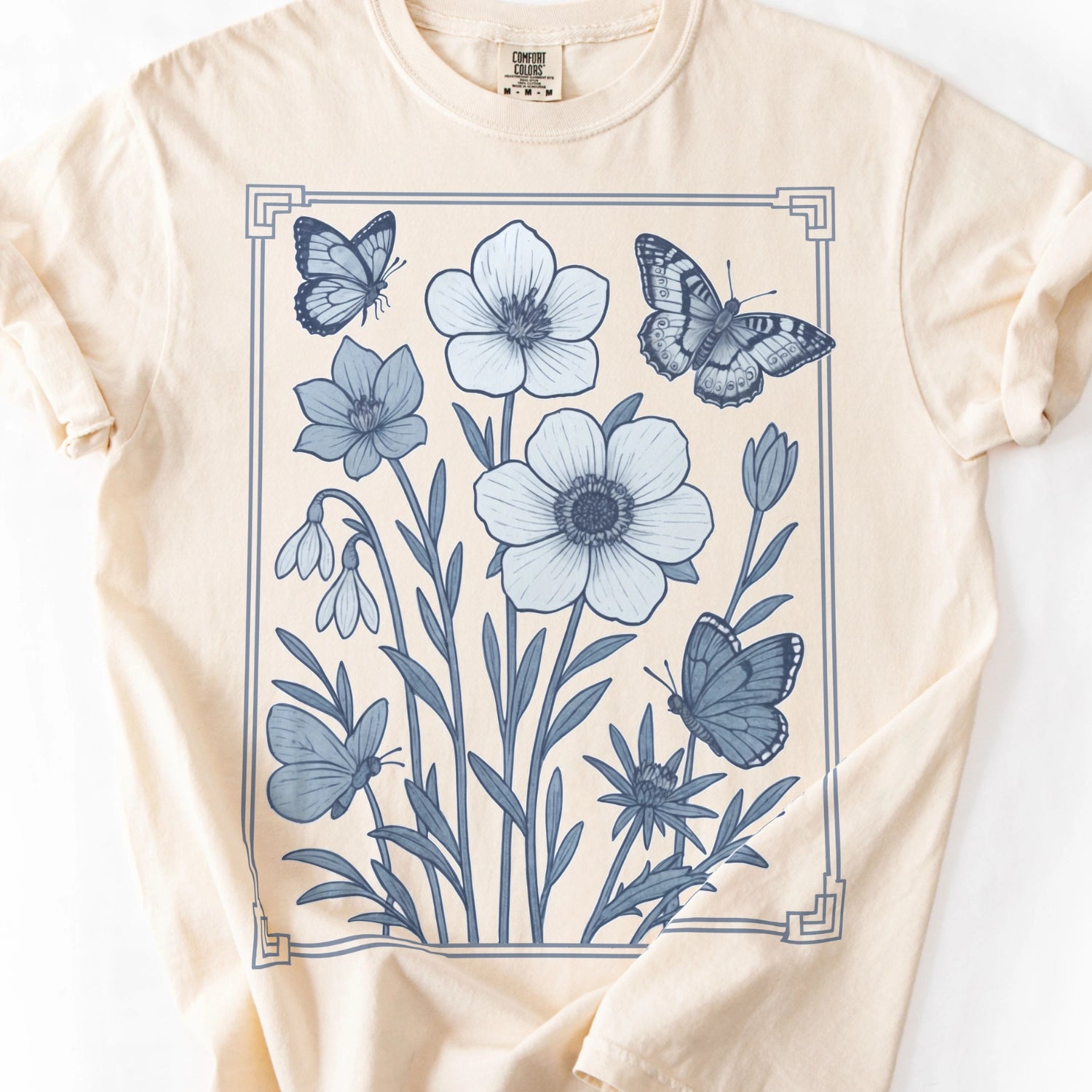 Blue Botanical T-Shirt
