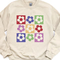 Retro Flower Sweatshirt