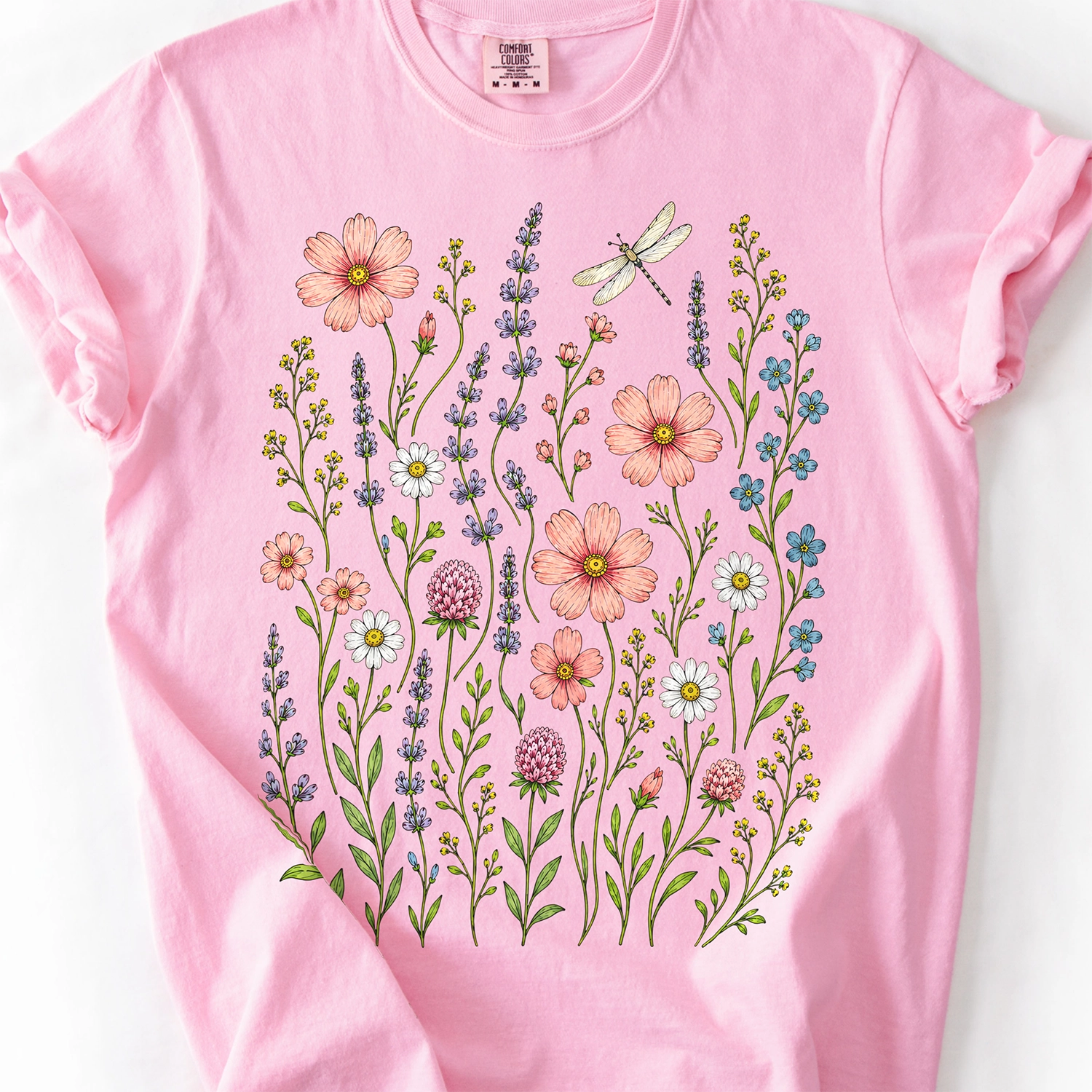 Garden Flowers Collage T-Shirt