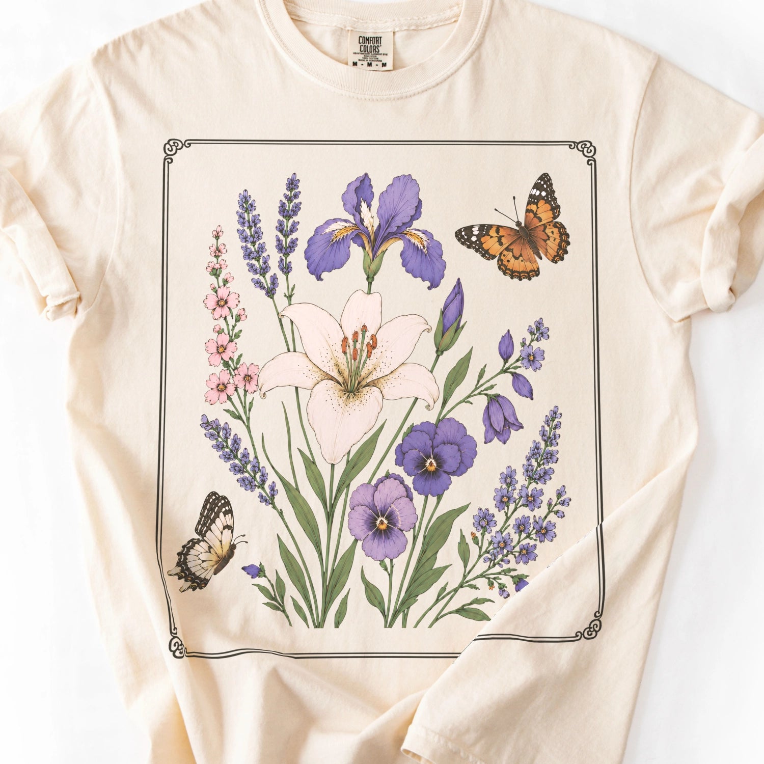 Lily and Iris Floral T-Shirt