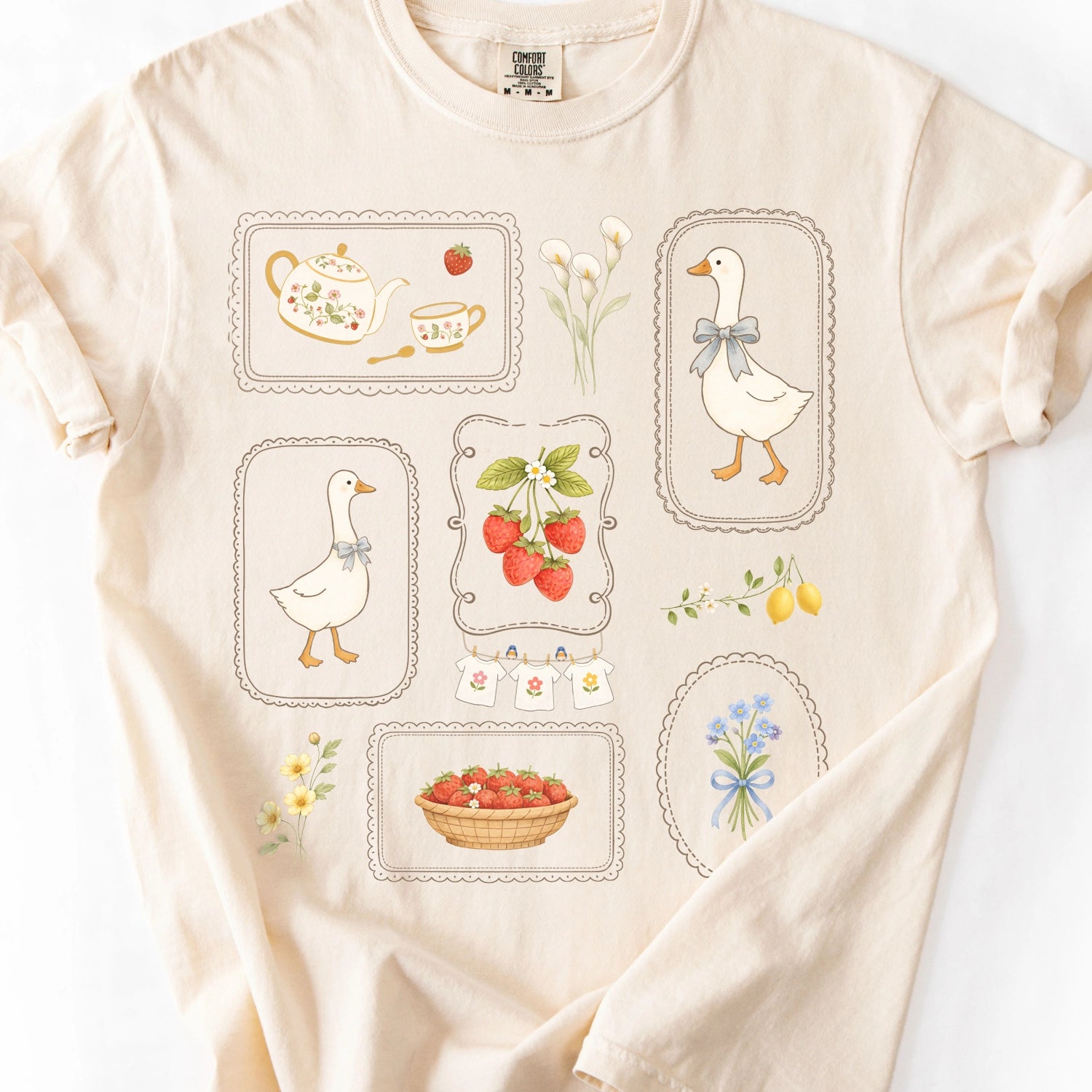 Cottagecore Geese T-Shirt
