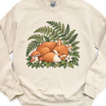 Fox Sleeping in Ferns Sweatshirt