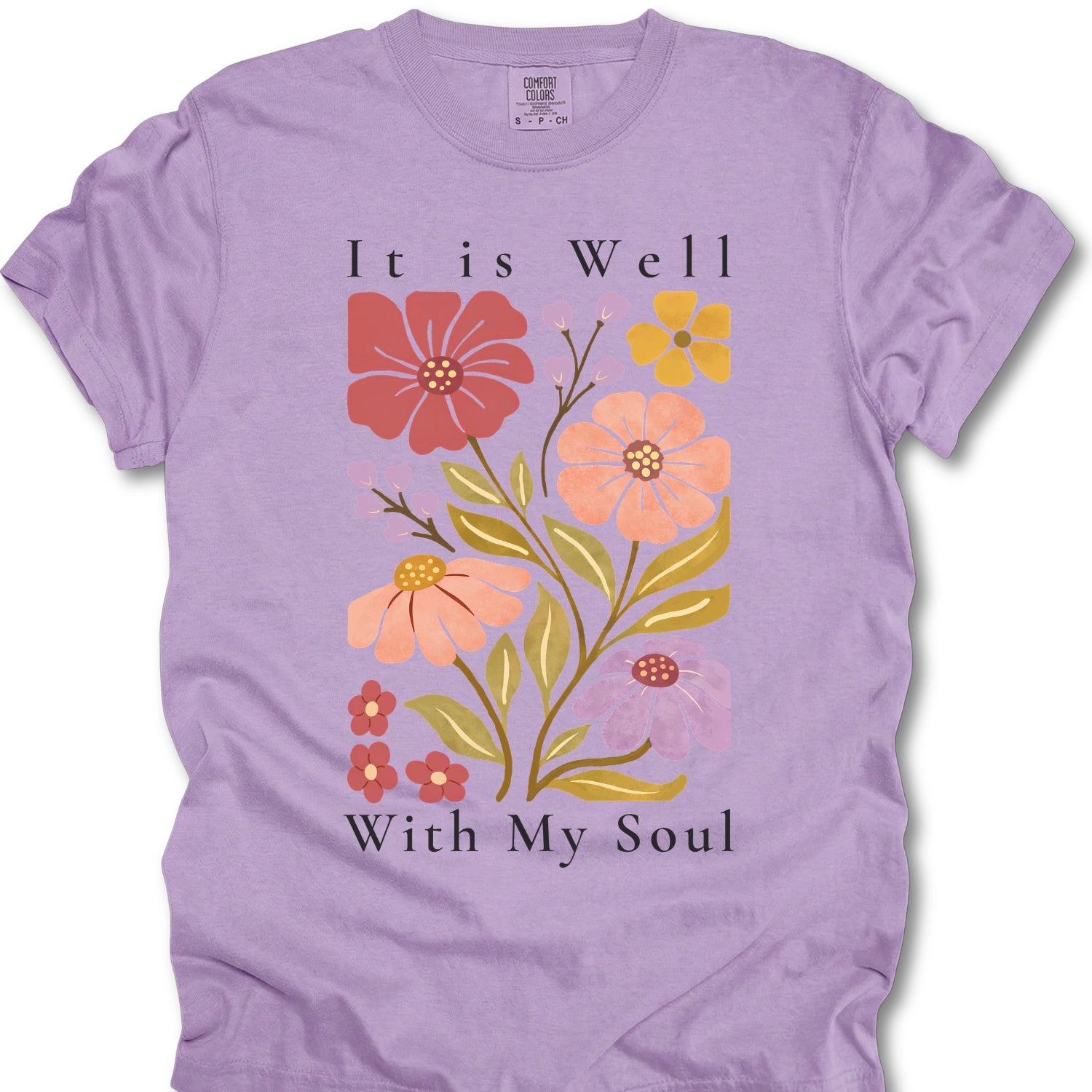 Inspirational Floral T-shirt