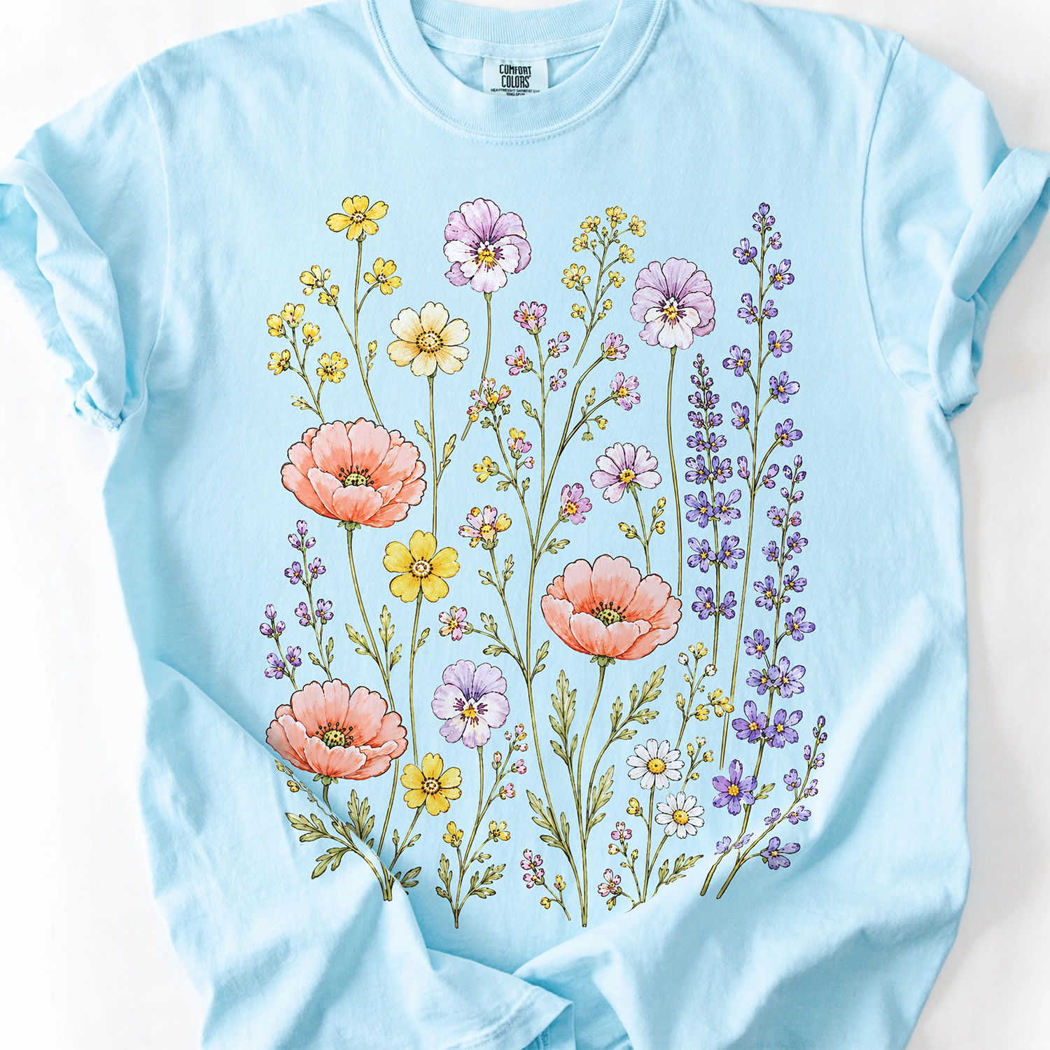 Wildflower Collage T-Shirt