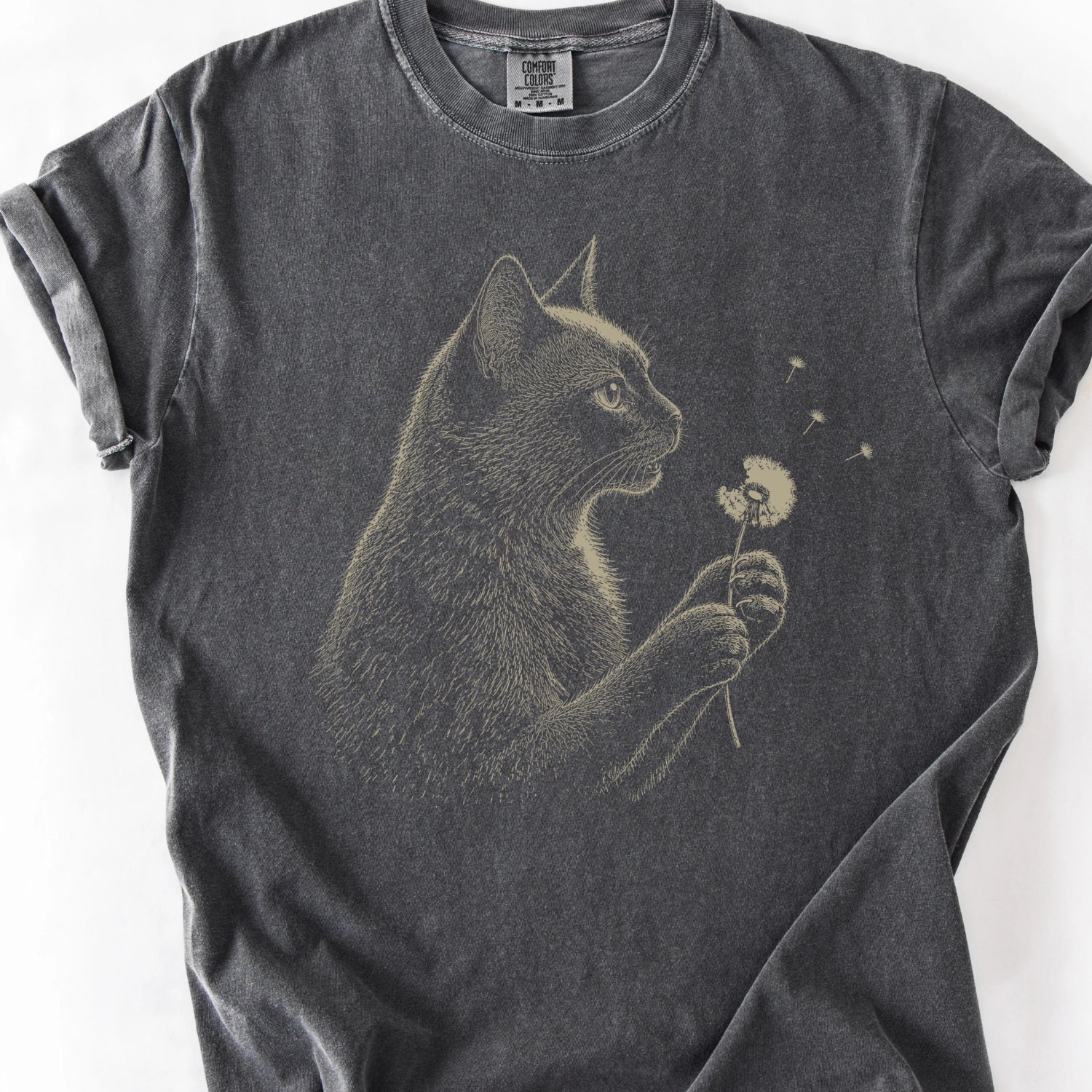 Cat Blowing Wishes T-Shirt