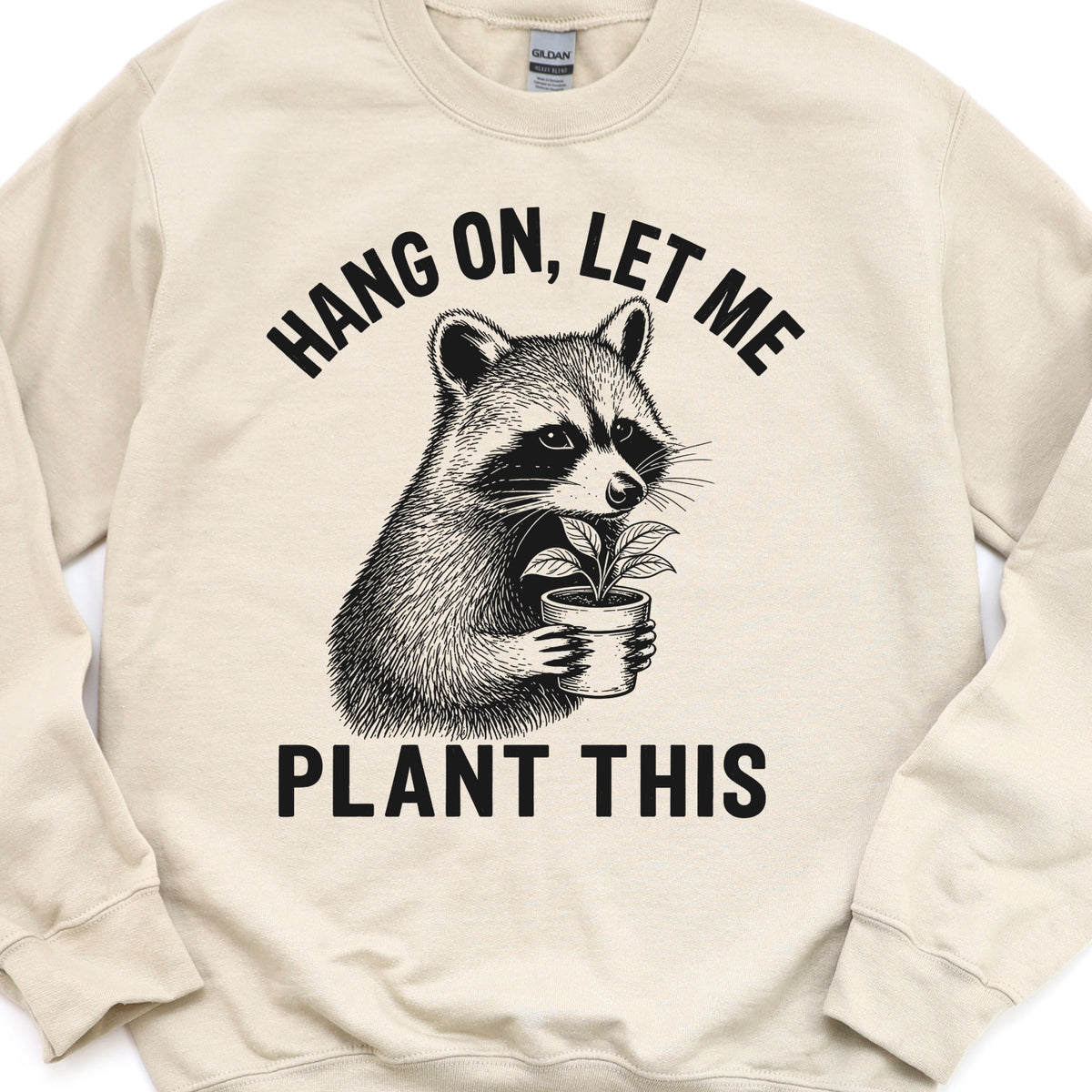 Racoon Gardening Sweatshirt