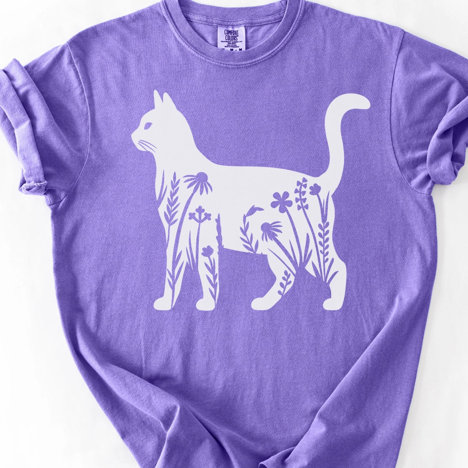 Cat Silhouette T-Shirt