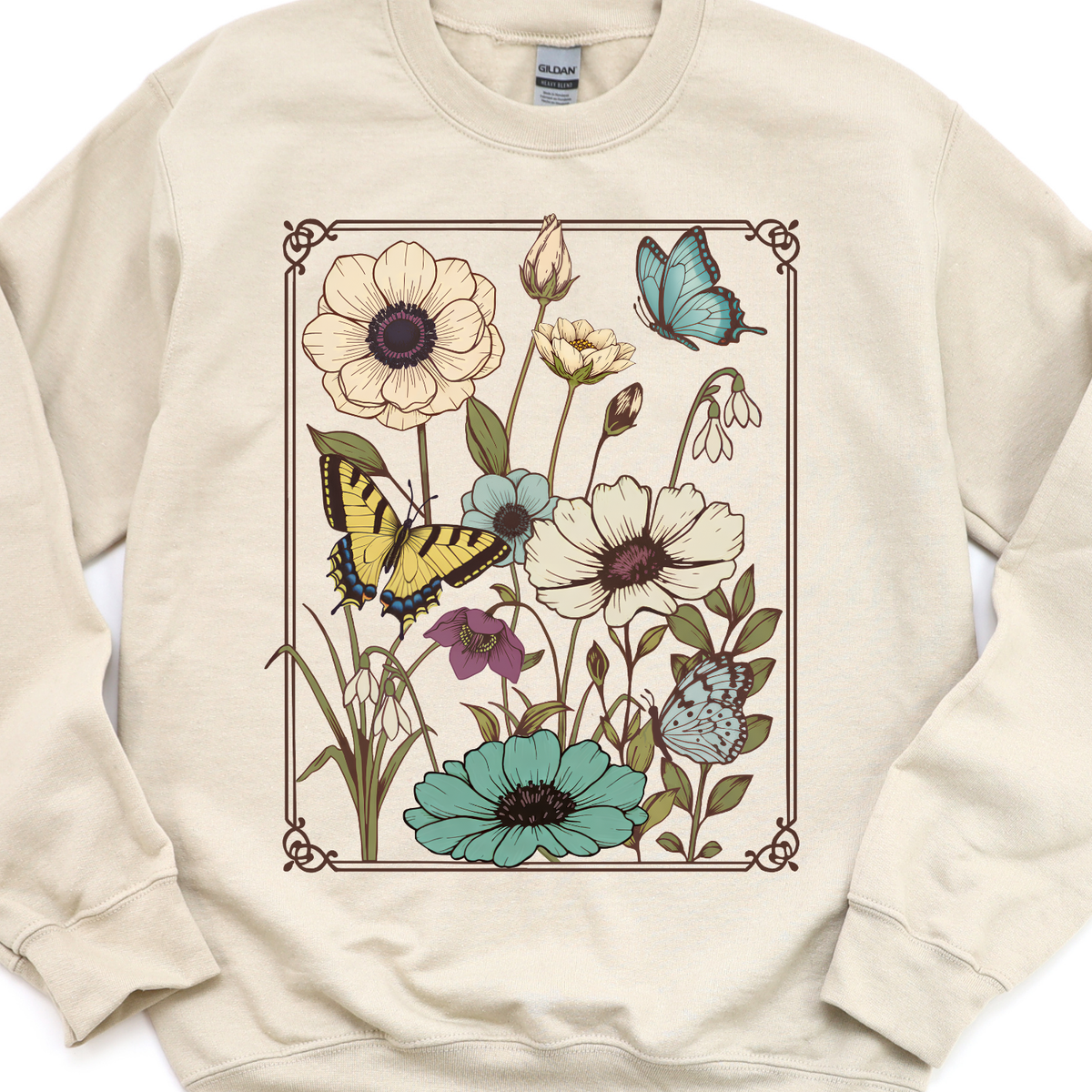 Floral Collage Sweatshirt