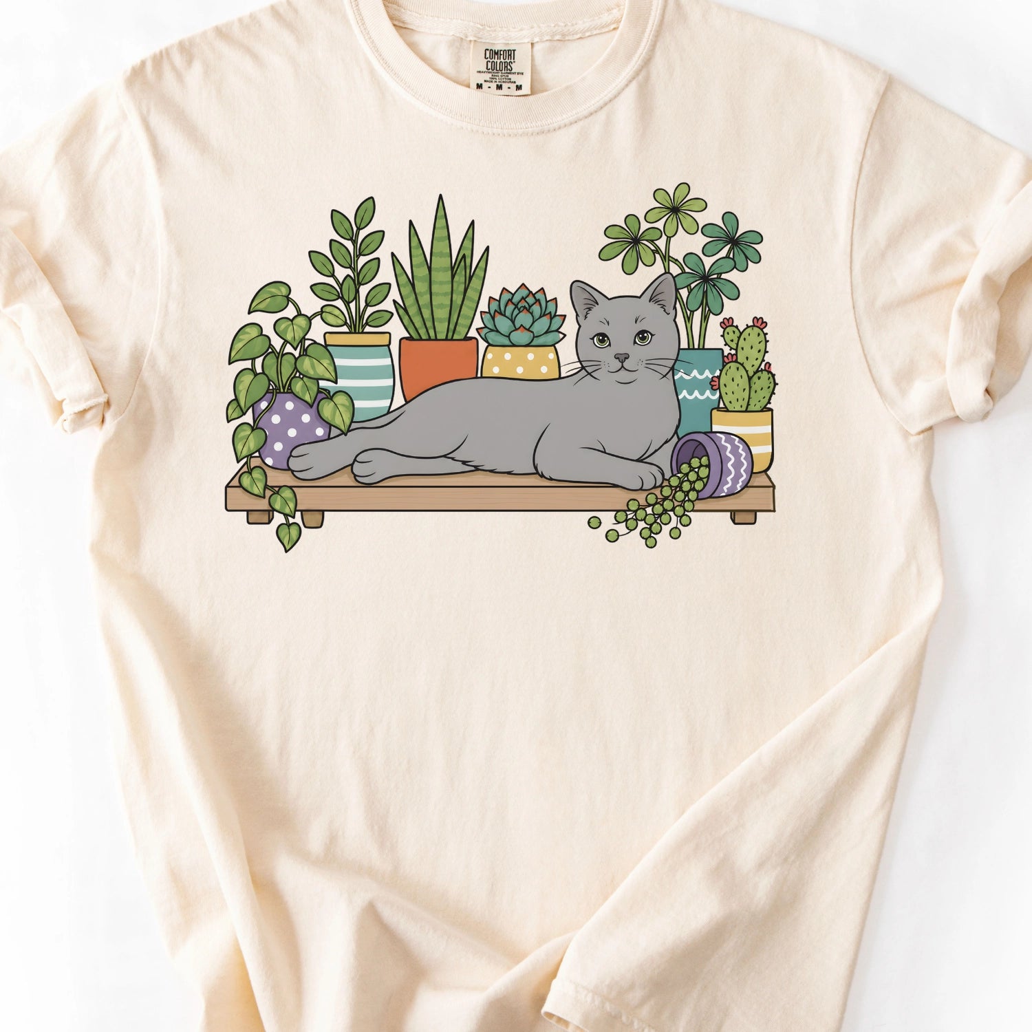 Grey Cat T-Shirt