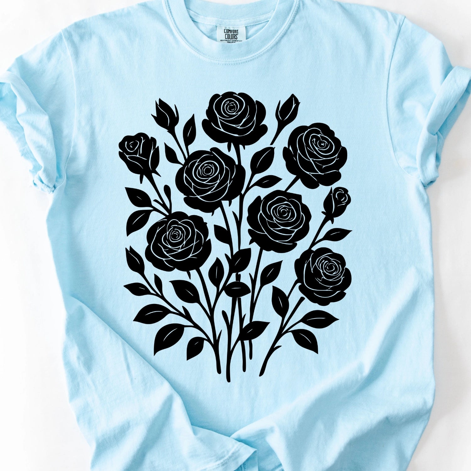 Stencil Rose T-Shirt
