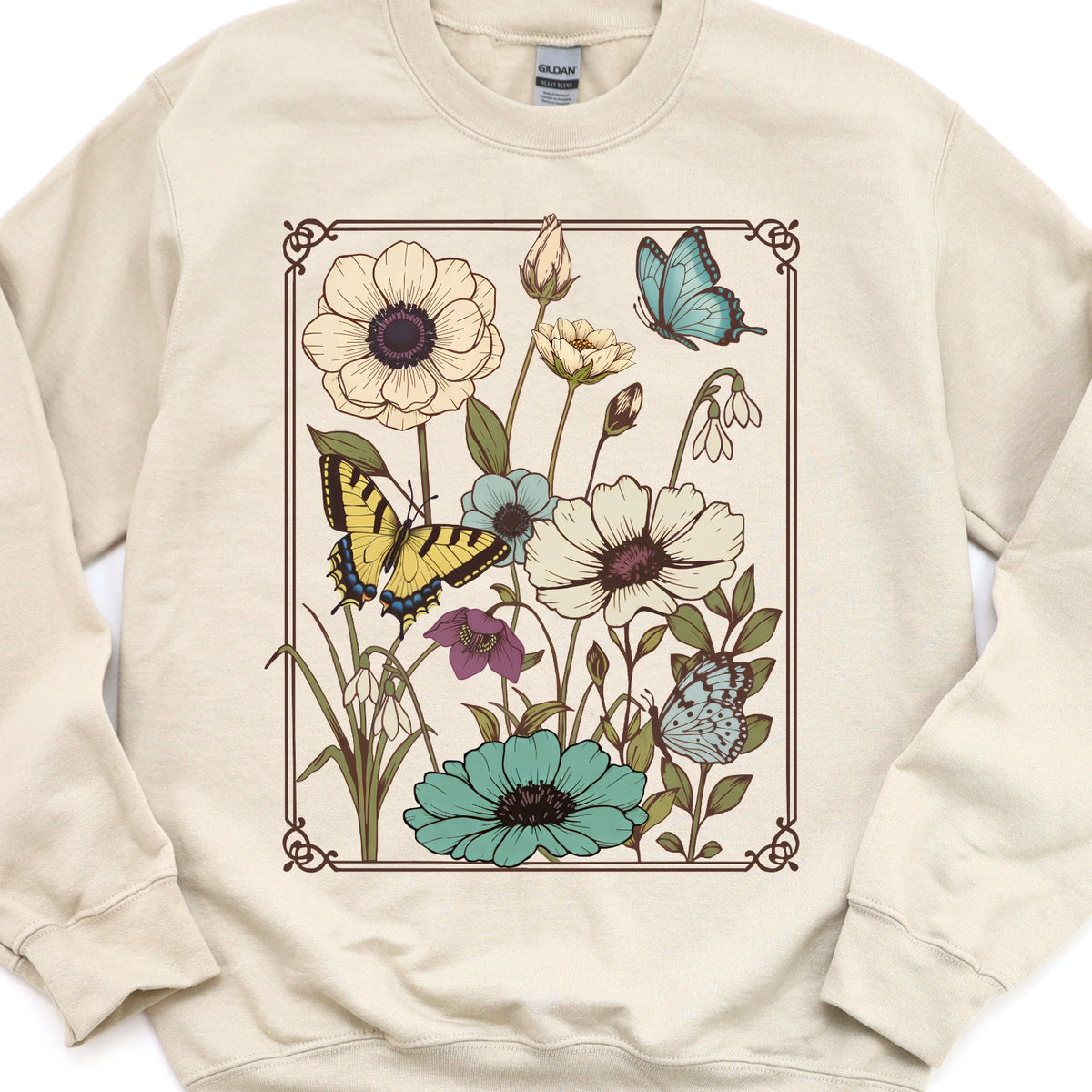 Floral Collage Sweatshirt