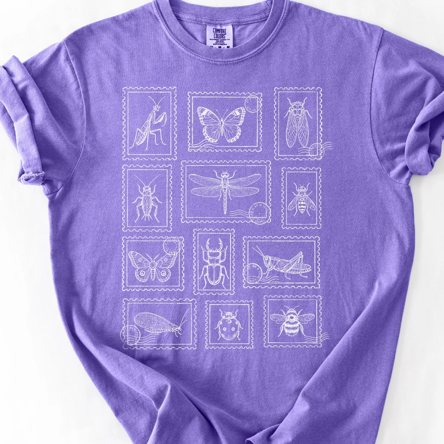 Bug Stamp Collage T-Shirt