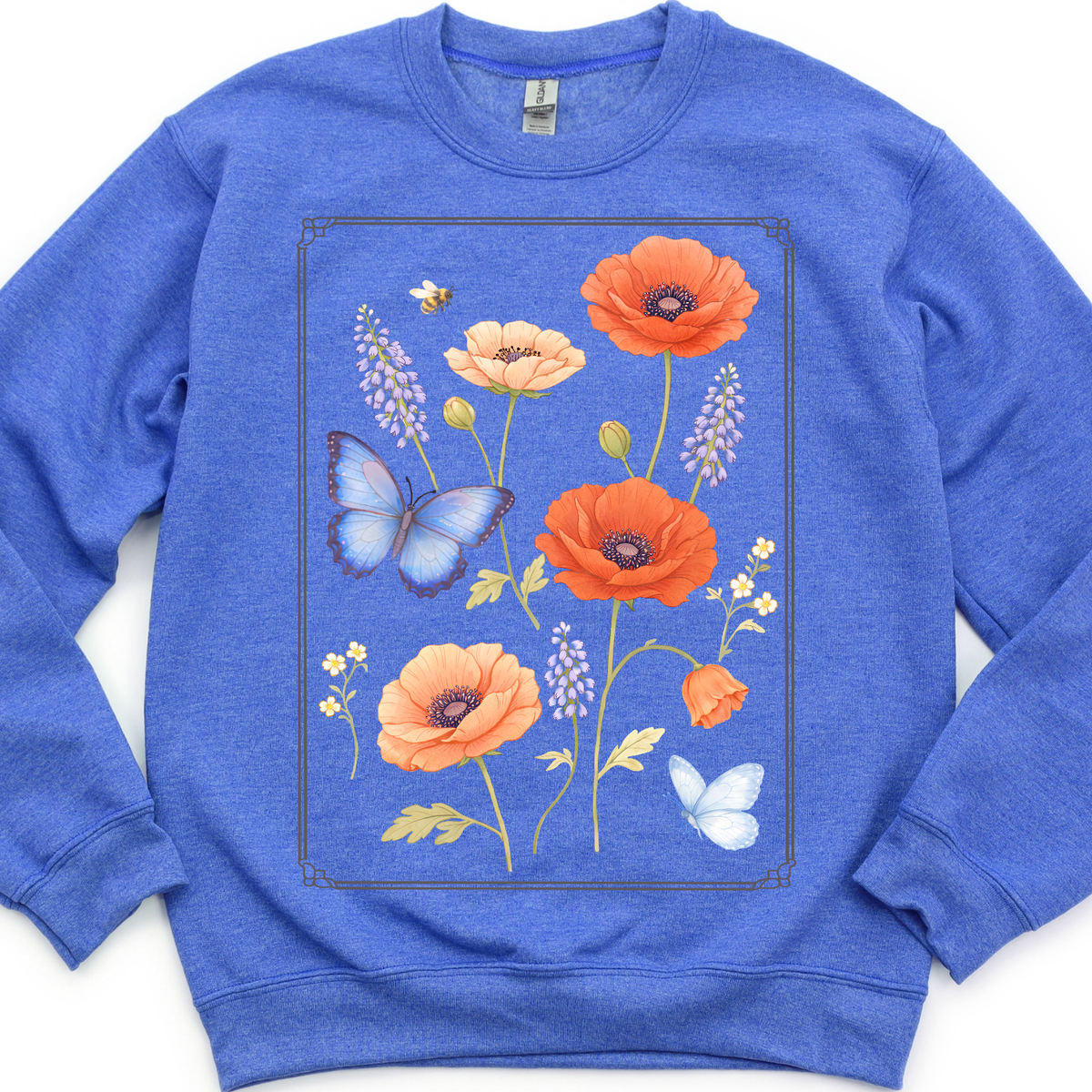 Floral Butterfly Sweatshirt