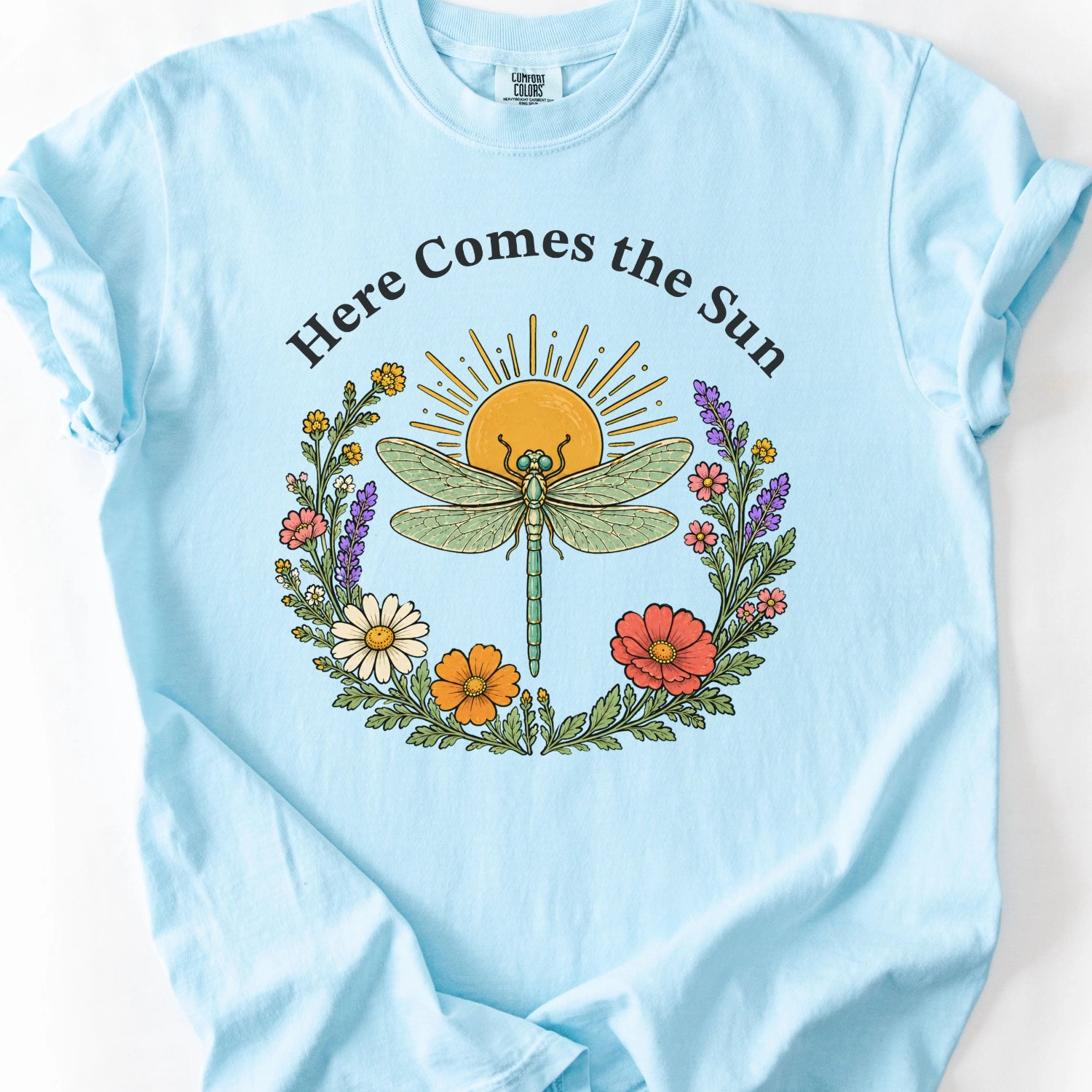 Here Comes The Sun Dragonfly T-Shirt