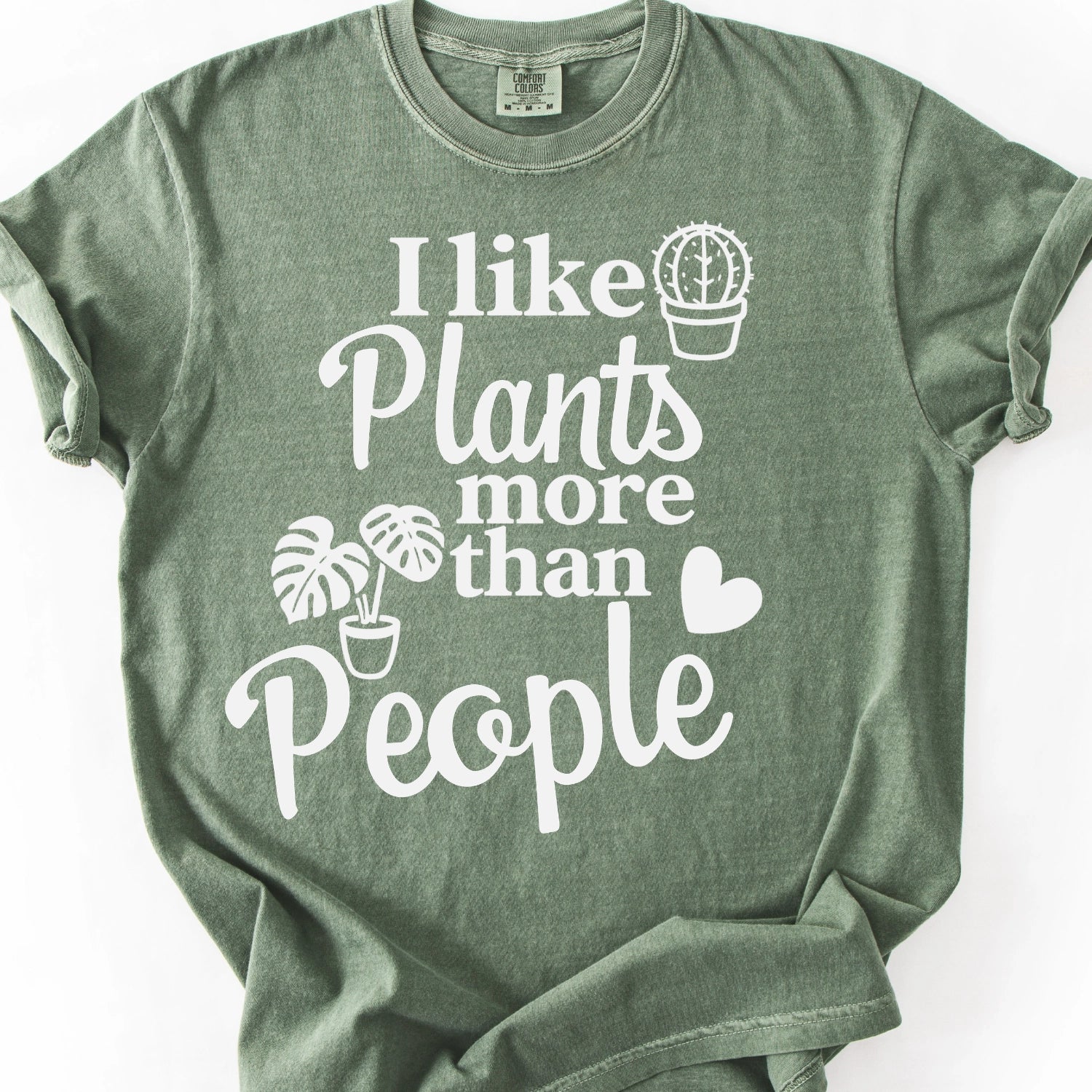 I Like Plants More Than People T-Shirt