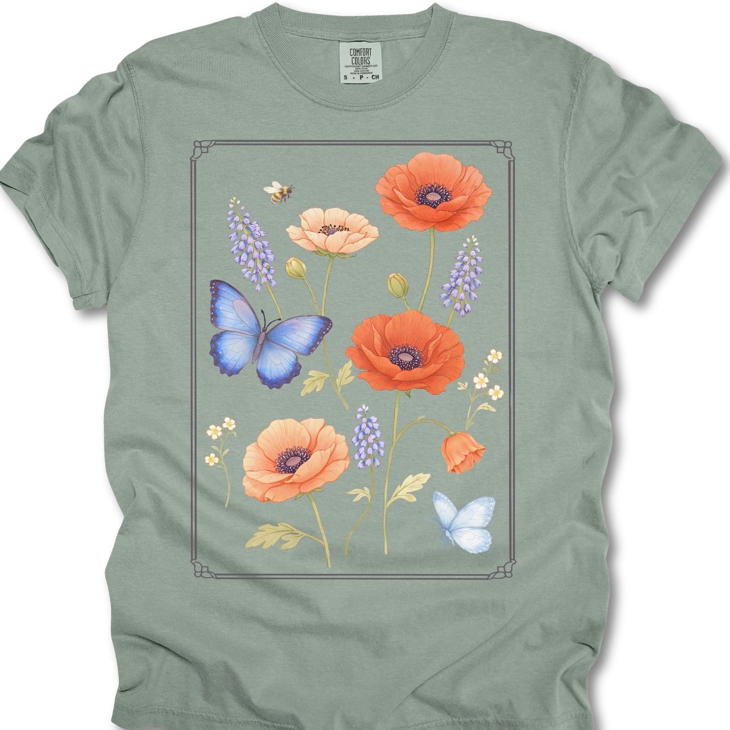 Floral Butterfly T-Shirt