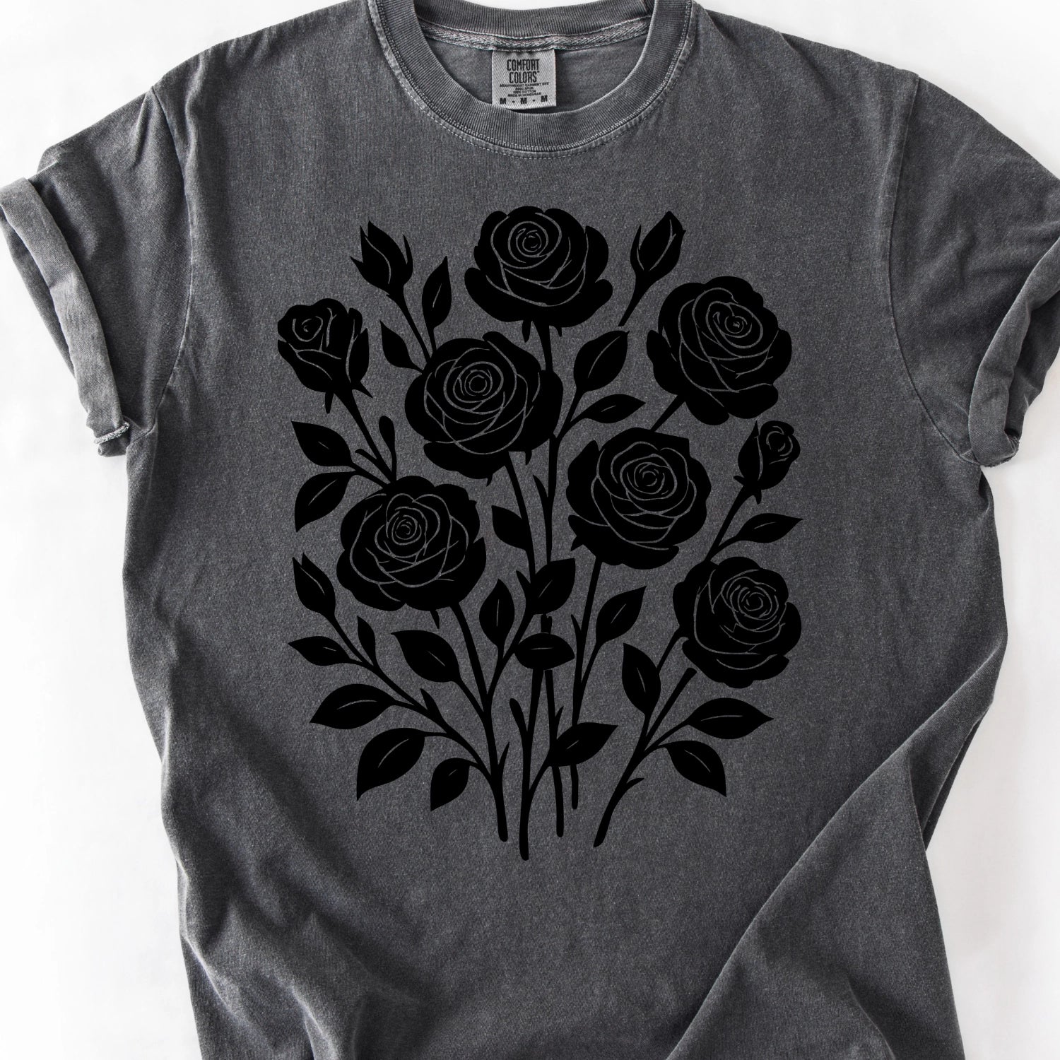 Stencil Rose T-Shirt