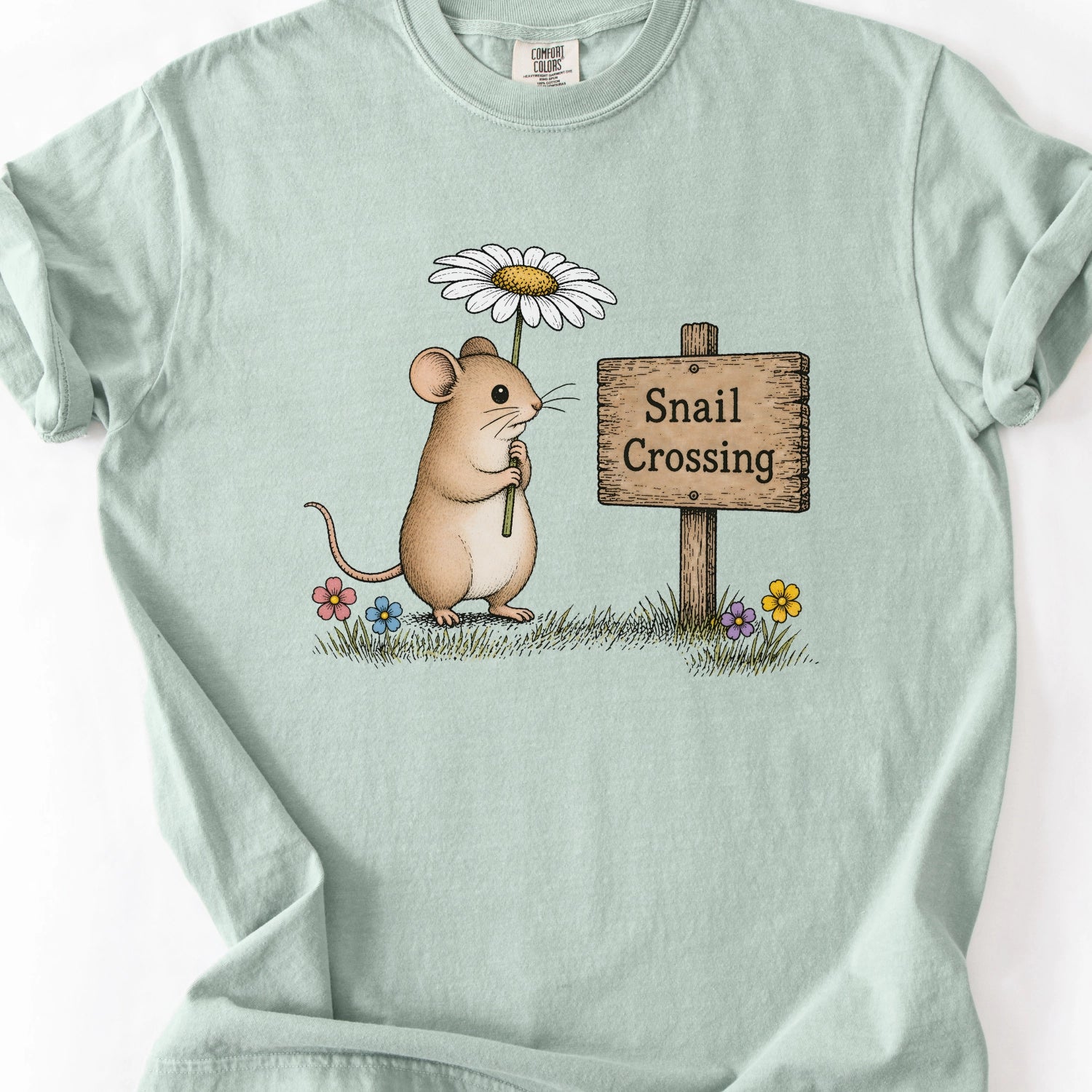 Snail Crossing T-shirt