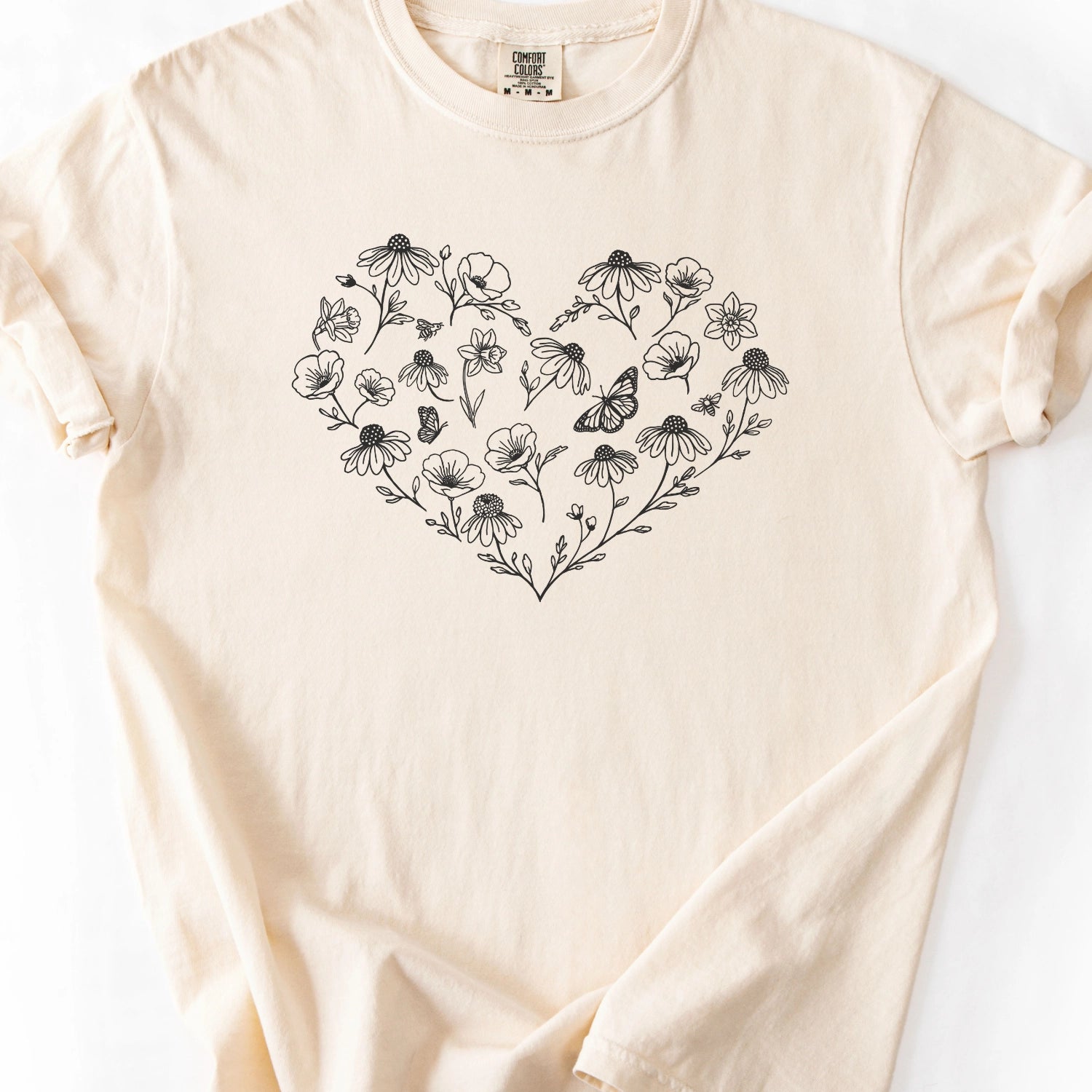Floral Heart T-shirt