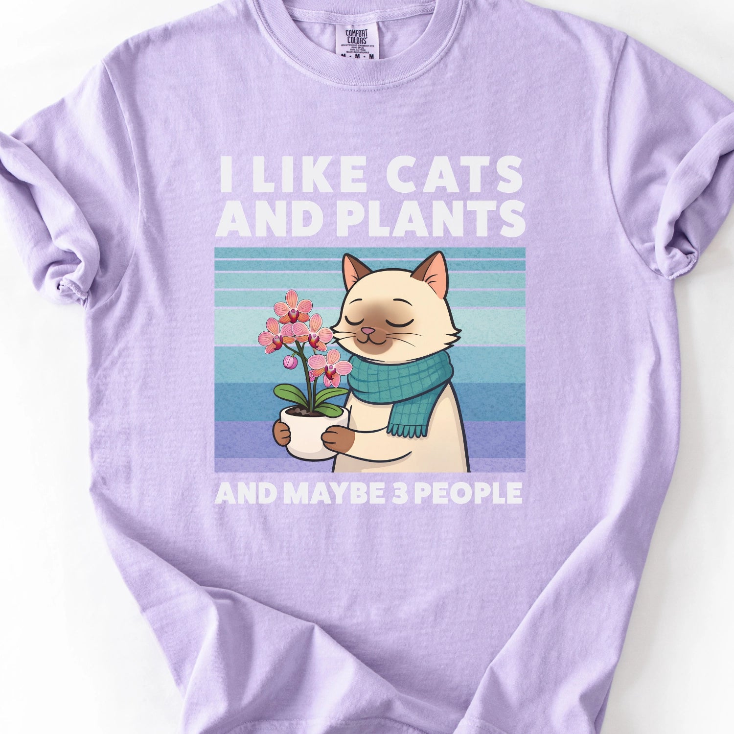 I Like Cats And Plants T-shirt