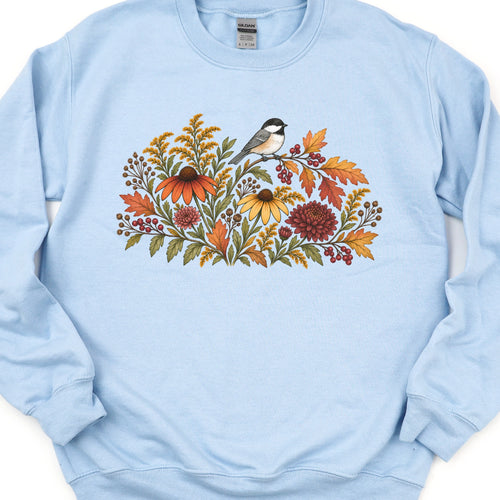 Autumn Chickadee Sweatshirt