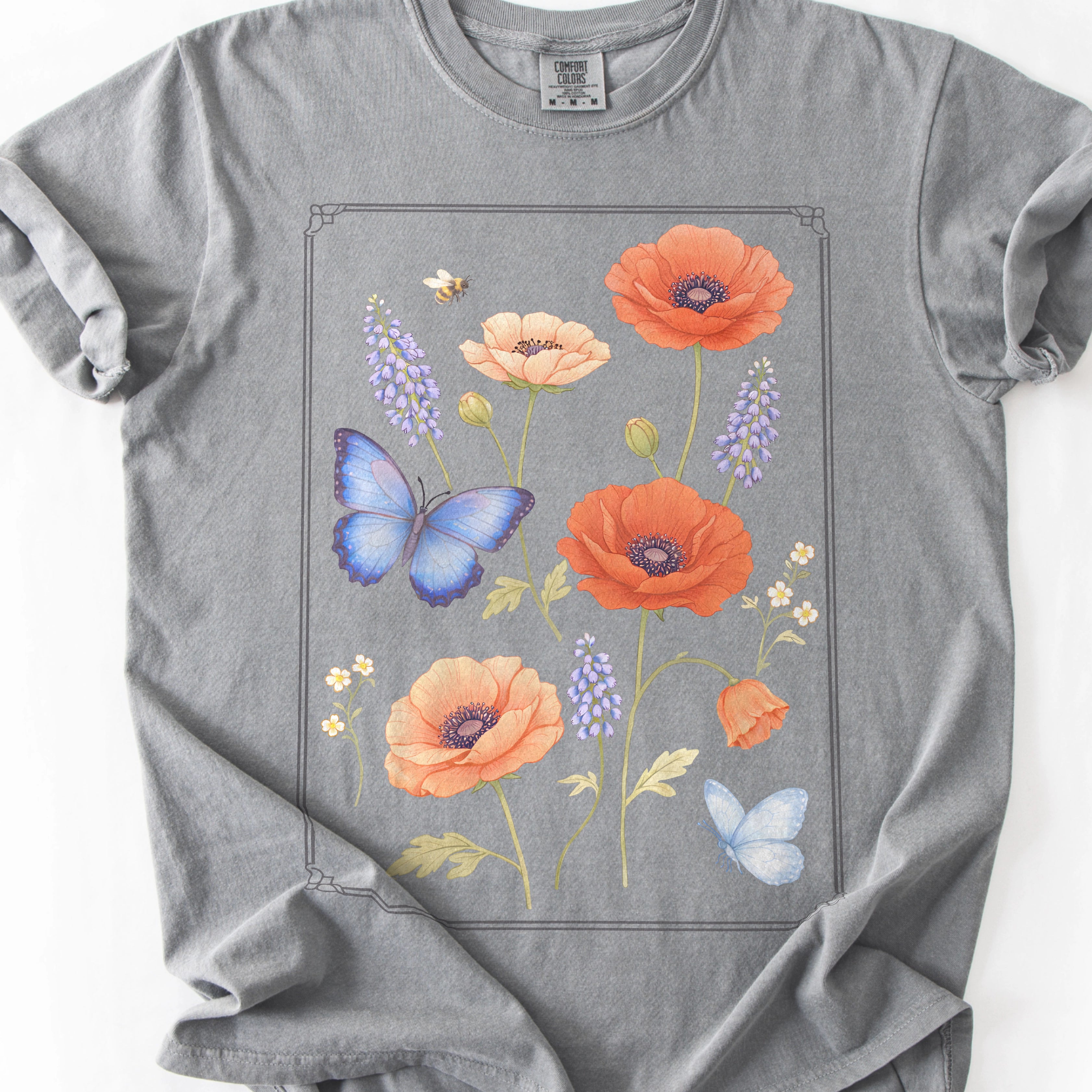 Floral Butterfly T-Shirt