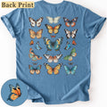 Vintage Butterfly Back Print T-Shirt