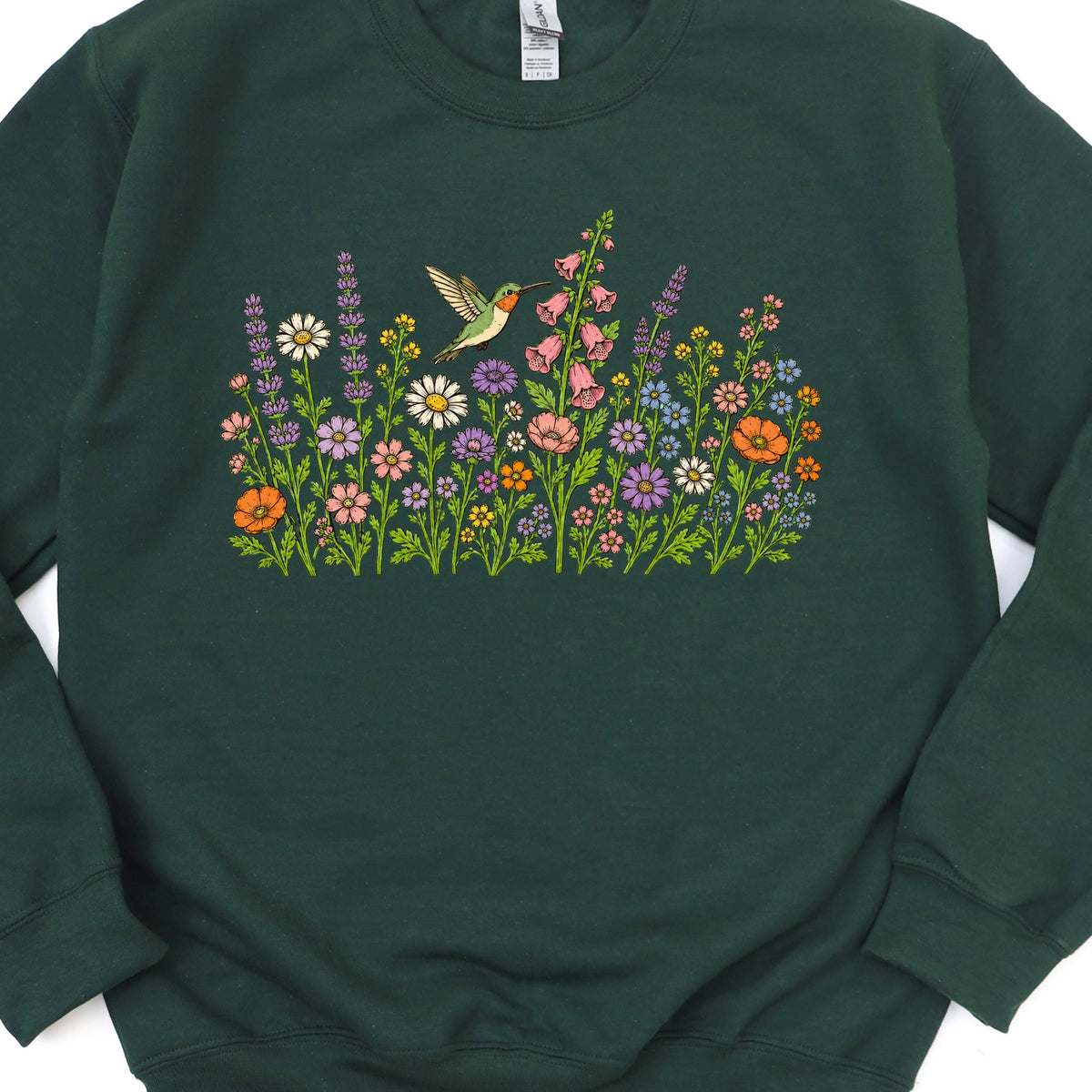 Hummingbirds & Flowers Sweatshirt