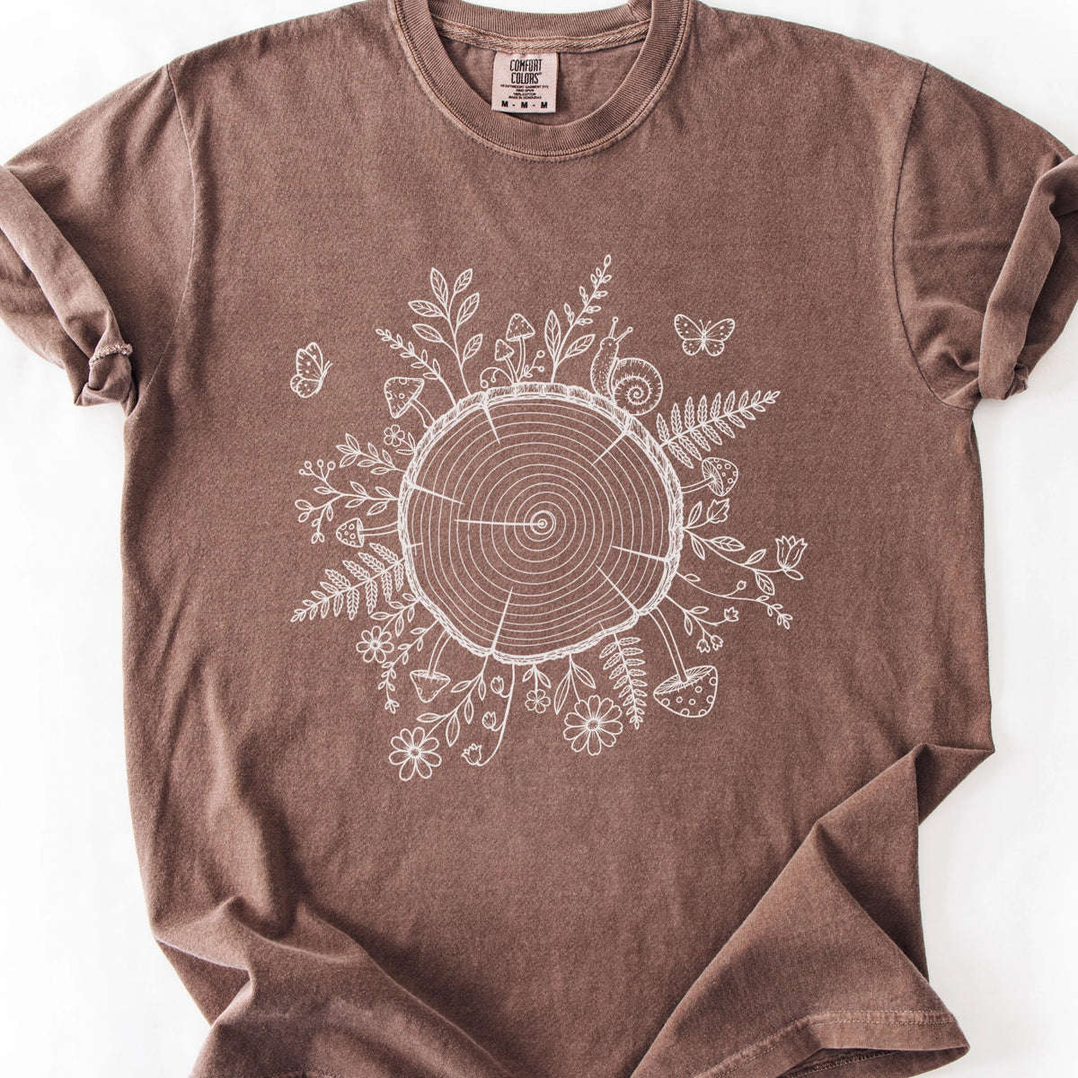 Tree Slice with Snail T-Shirt