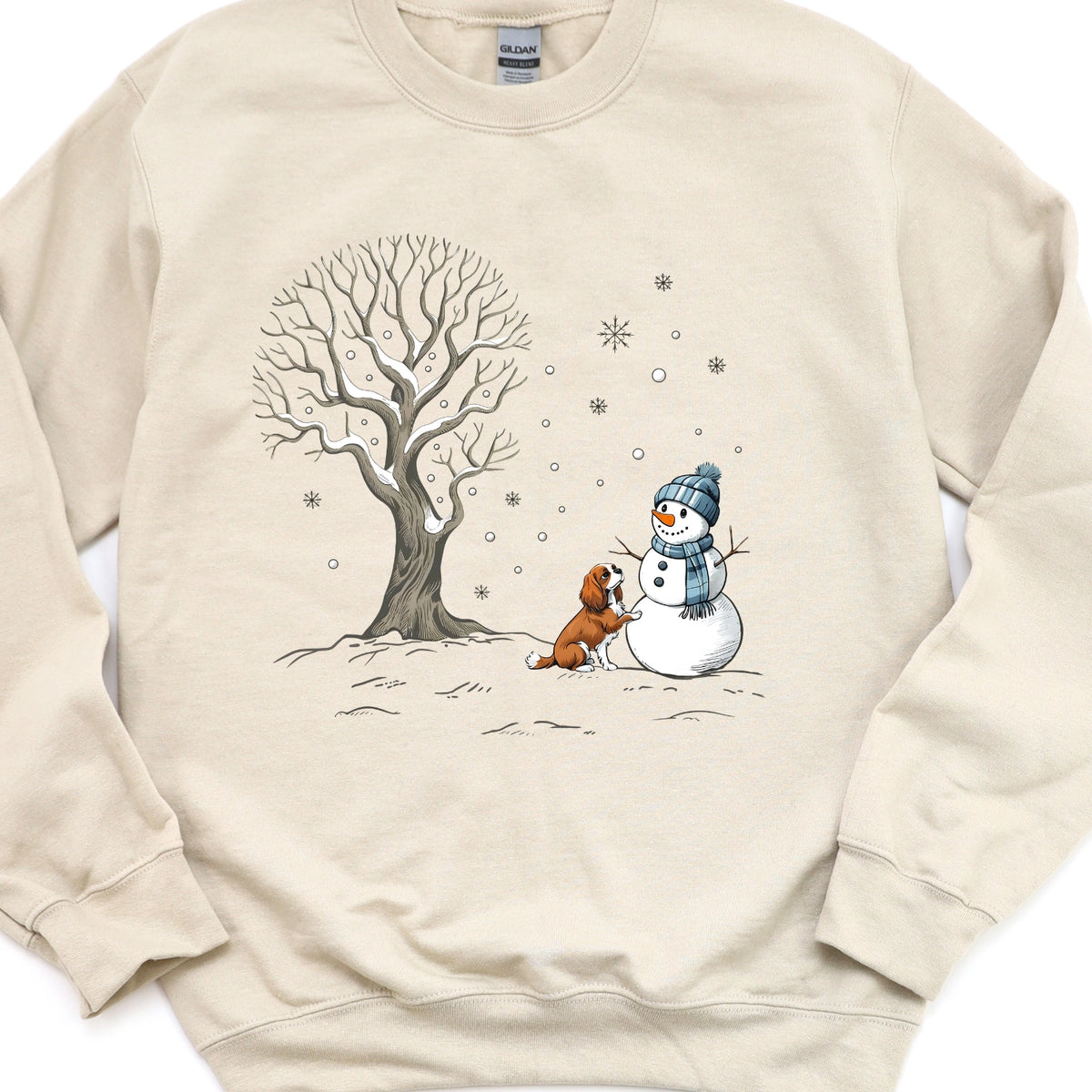 Dog & Snowman Sweatshirt