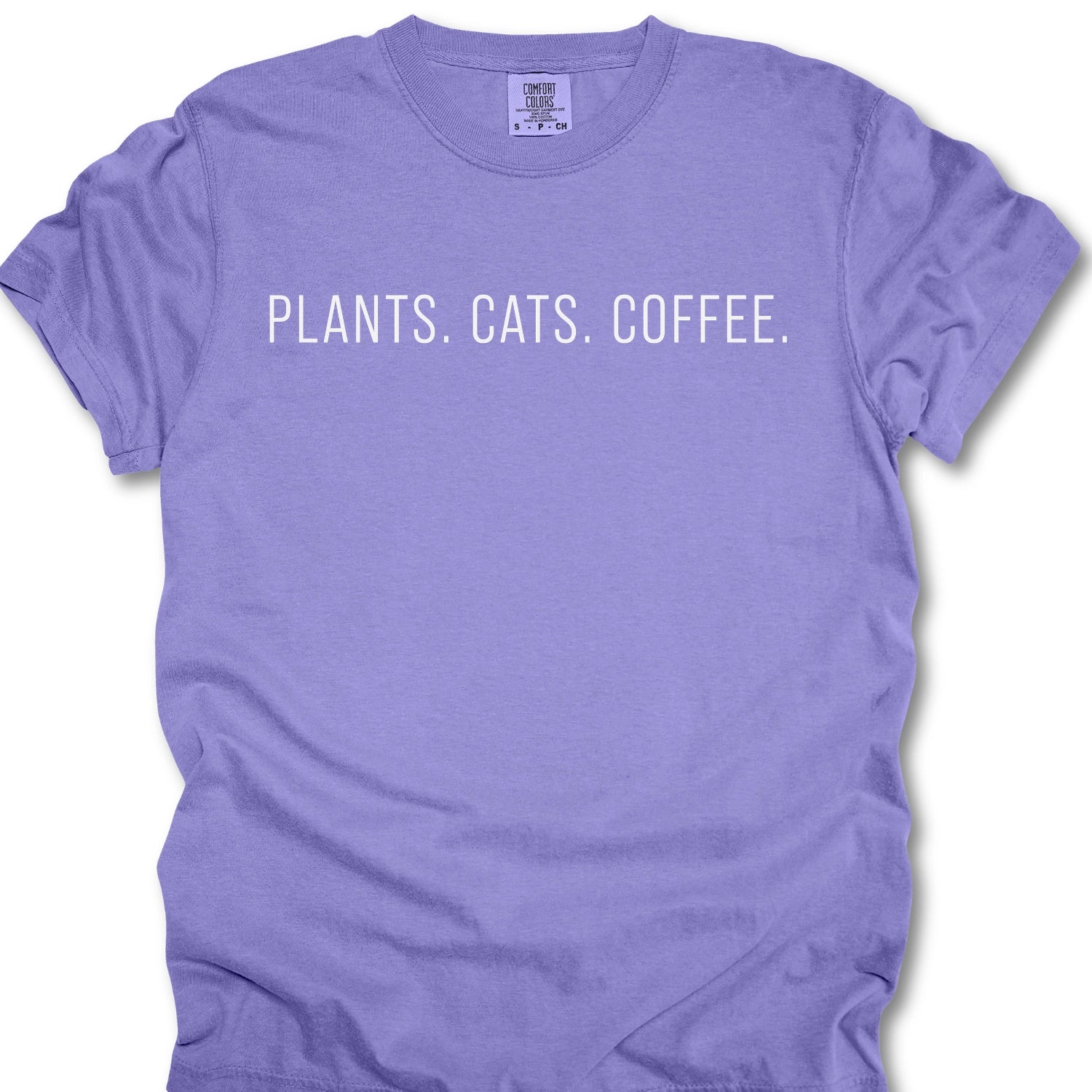 Plants Cats Coffee T-Shirt