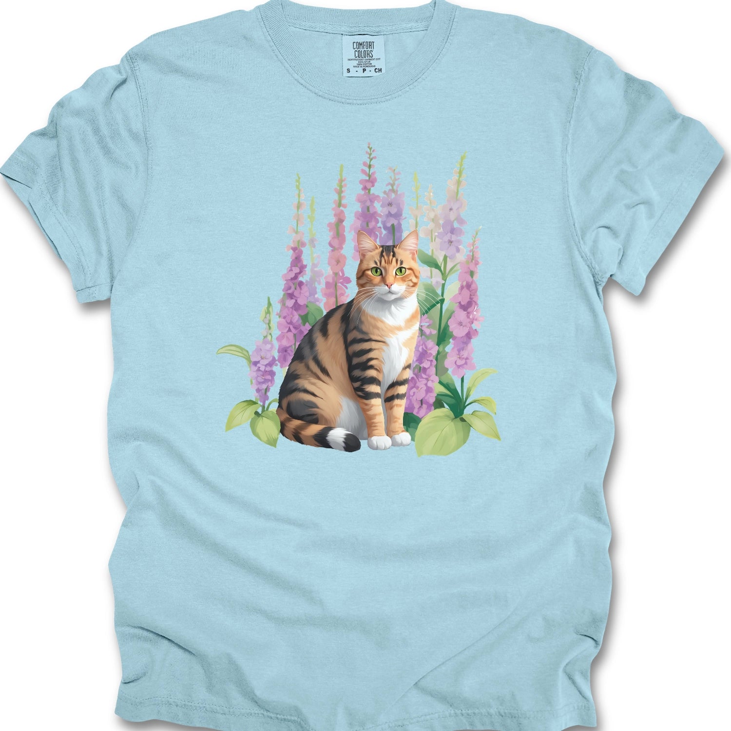 Floral Cat T-Shirt