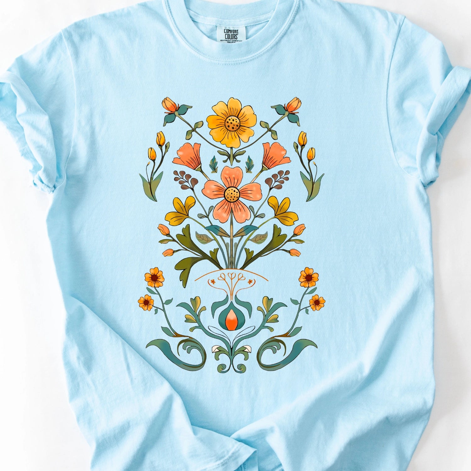Floral Folk Art T-Shirt