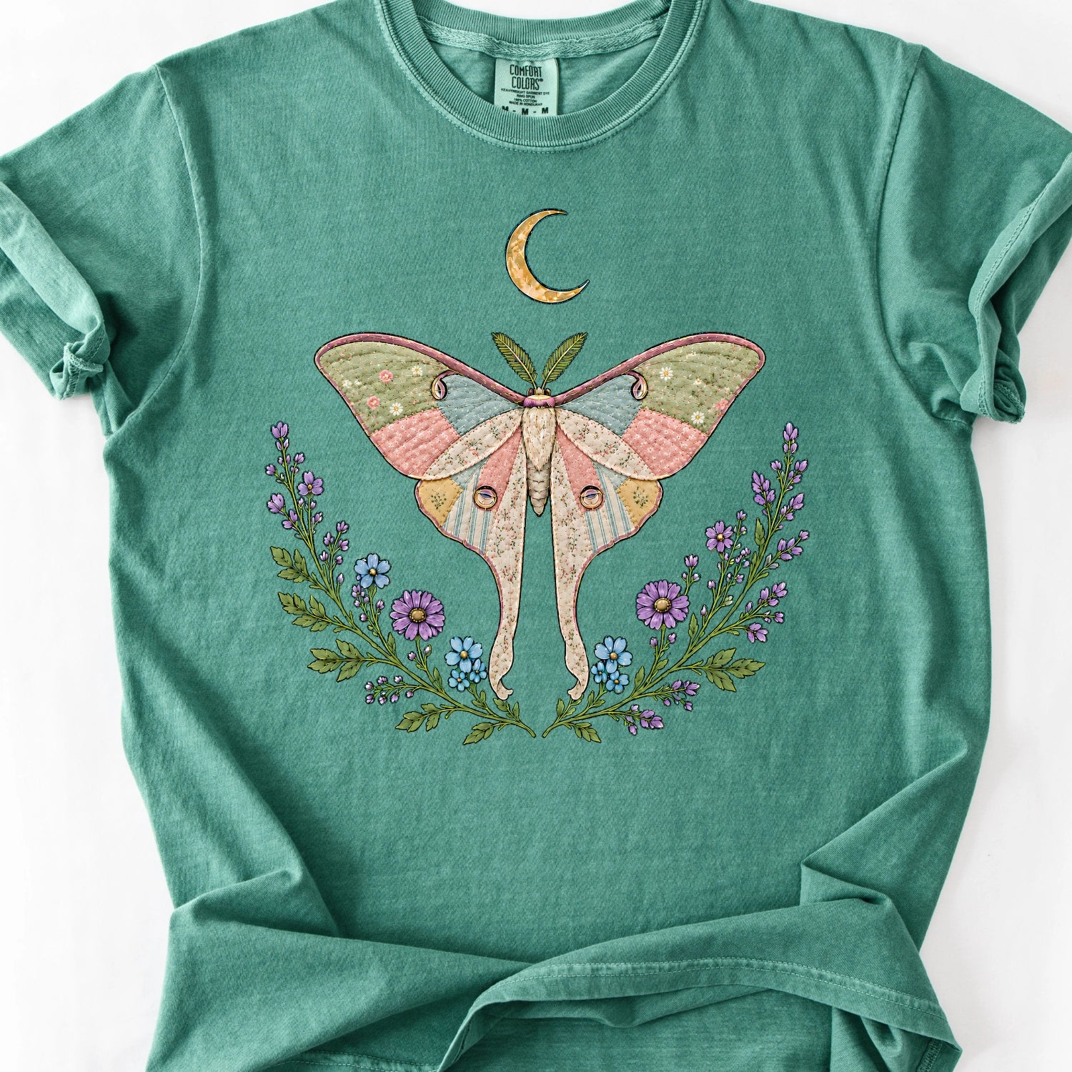 Patchwork Moth T-Shirt