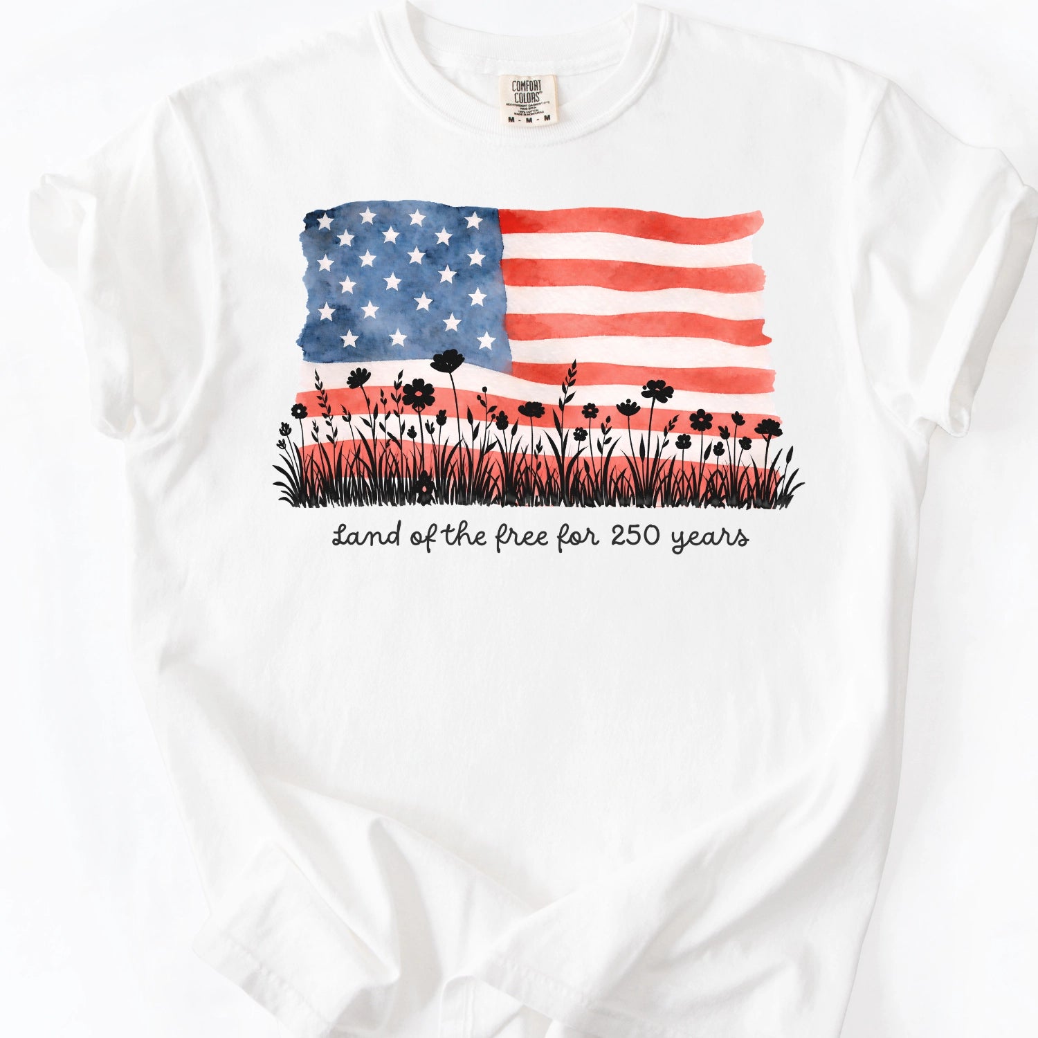 Land Of The Free For 250 Years T-Shirt
