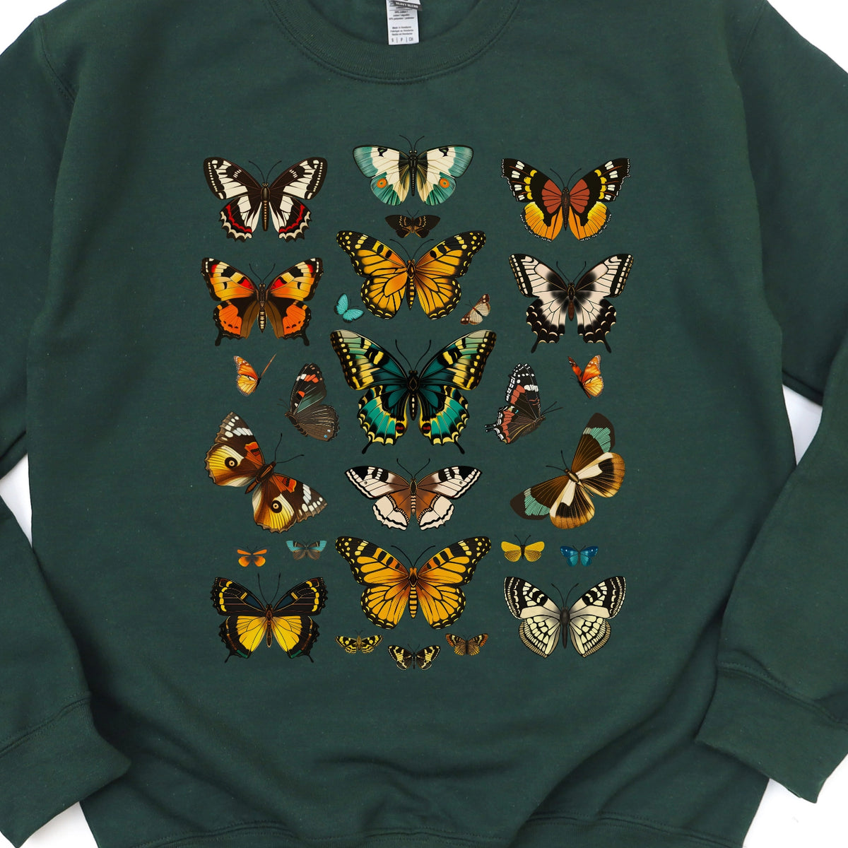 Botanic Butterfly Collage Sweatshirt