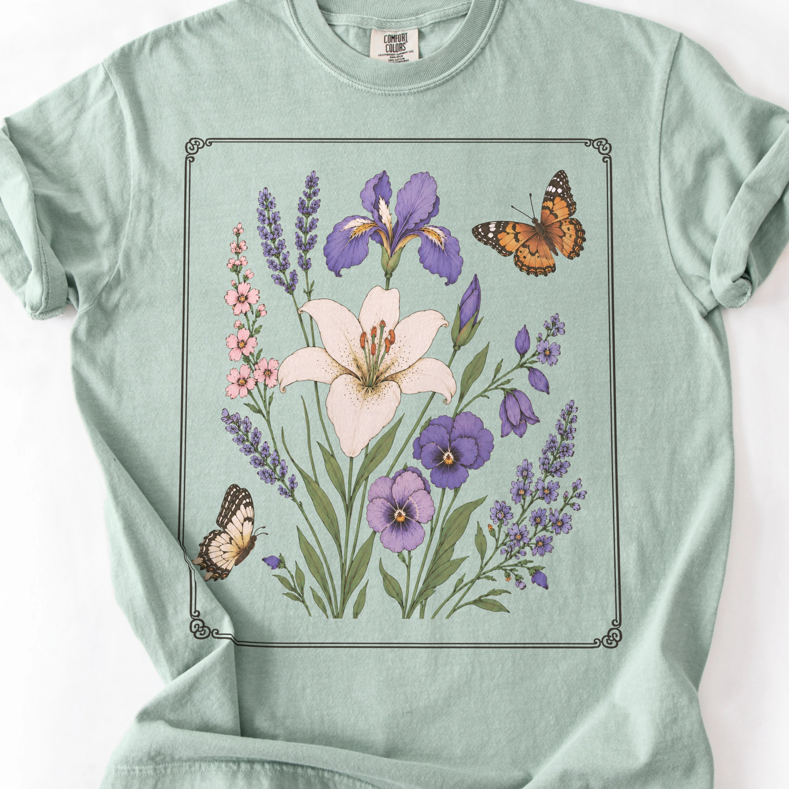 Lily and Iris Floral T-Shirt