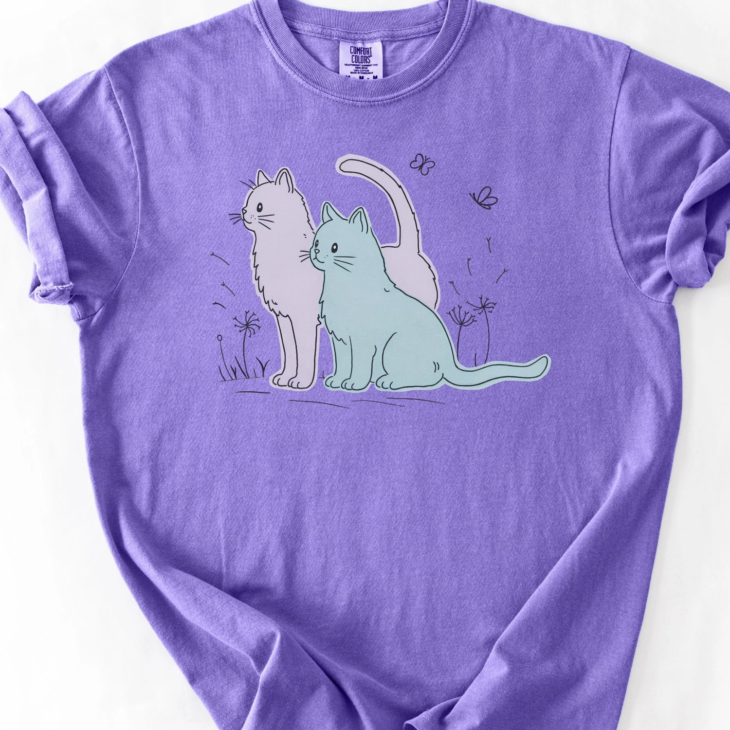 Pastel Cats T-shirt