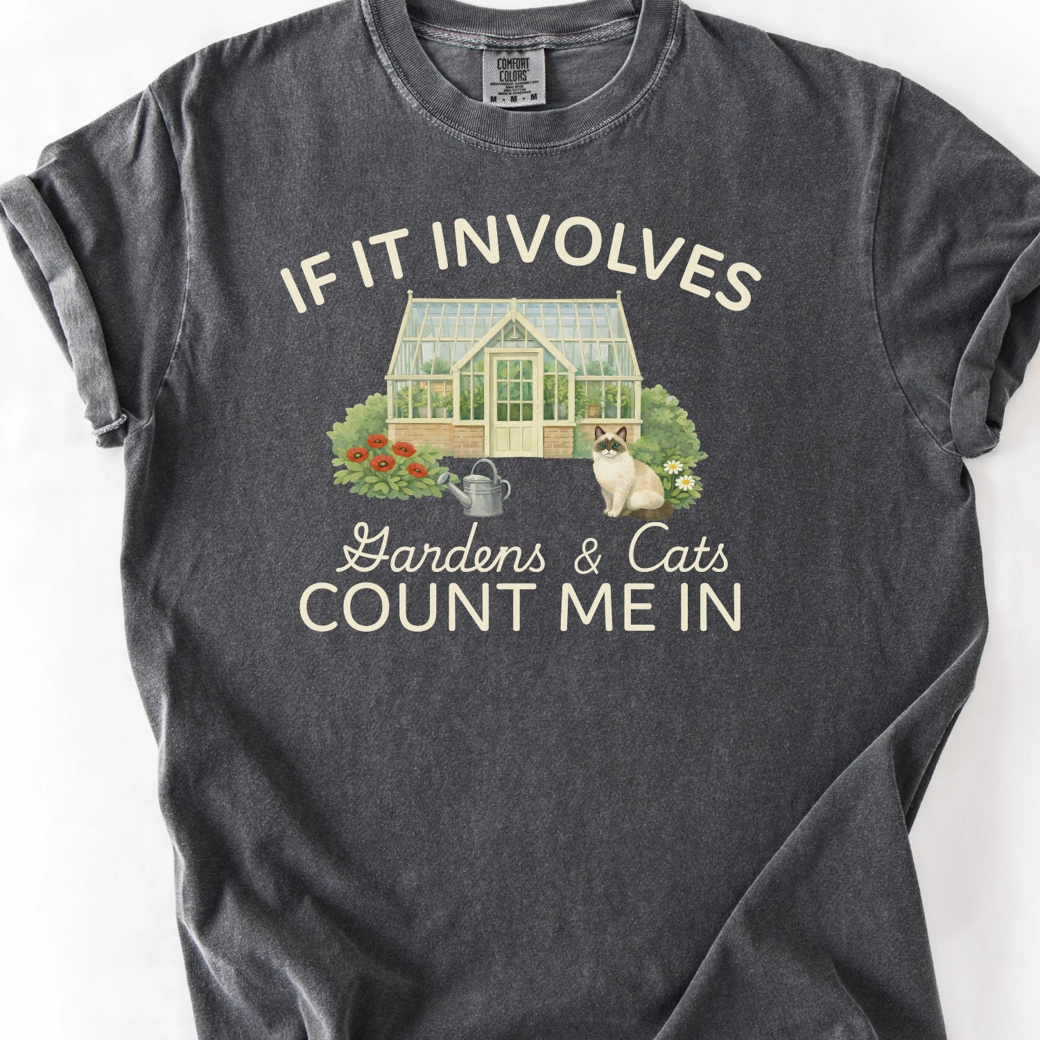 Gardens & Cats T-shirt