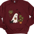 Ghost Watering a Houseplant Sweatshirt