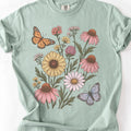 Echinacea Butterfly Garden T-Shirt